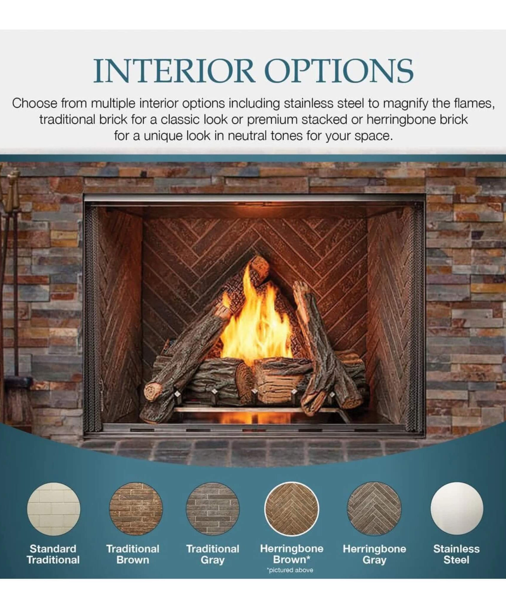 Majestic Courtyard 55K BTU 36-Inch Traditional Outdoor Natural Gas Fireplace (No Refractory) [ODCOUG-36NR] (SAK74218)