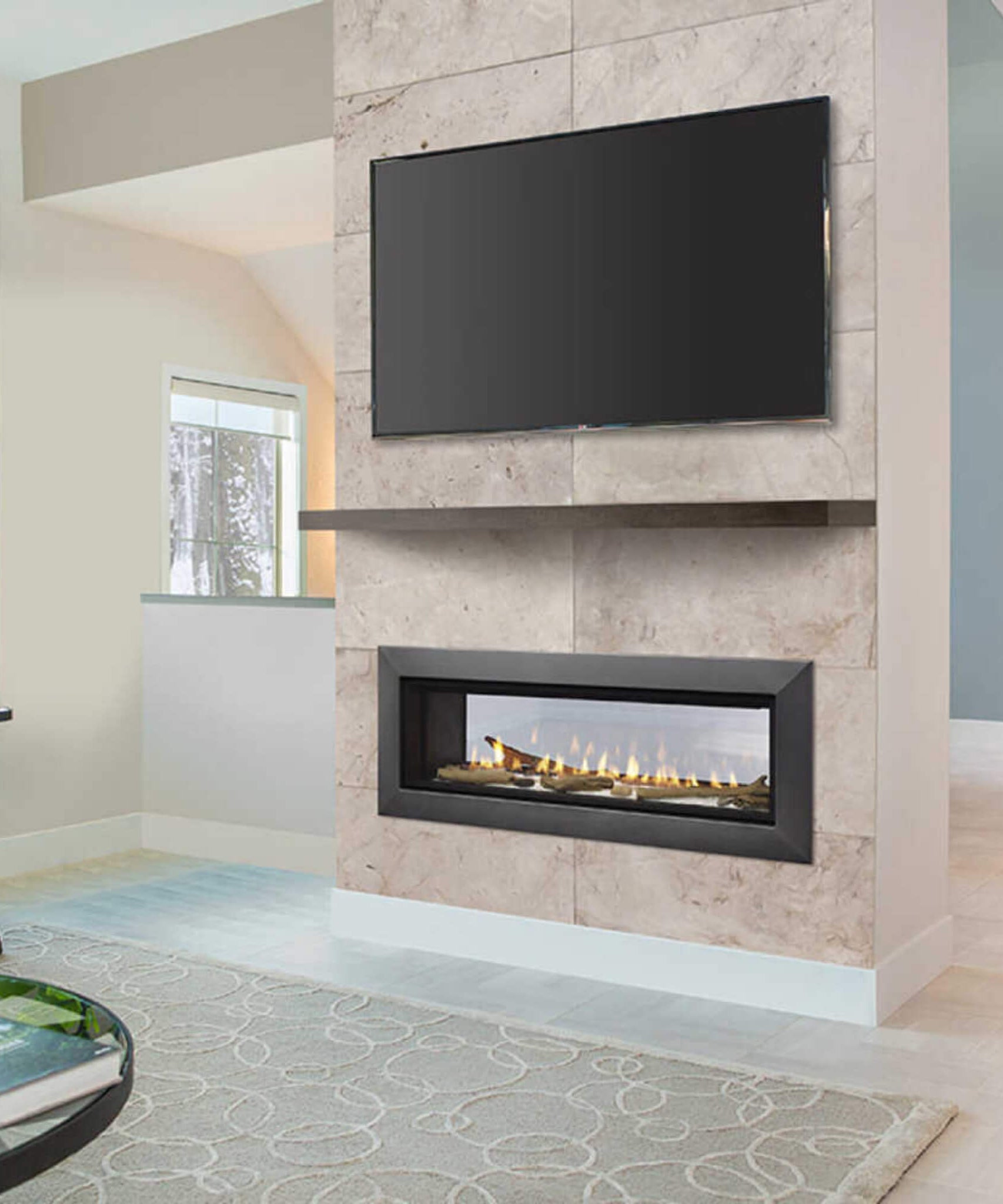 Majestic Echelon II 48-Inch See-Through Direct Vent Fireplace [ECHEL48STIN-C] (SAK69284)