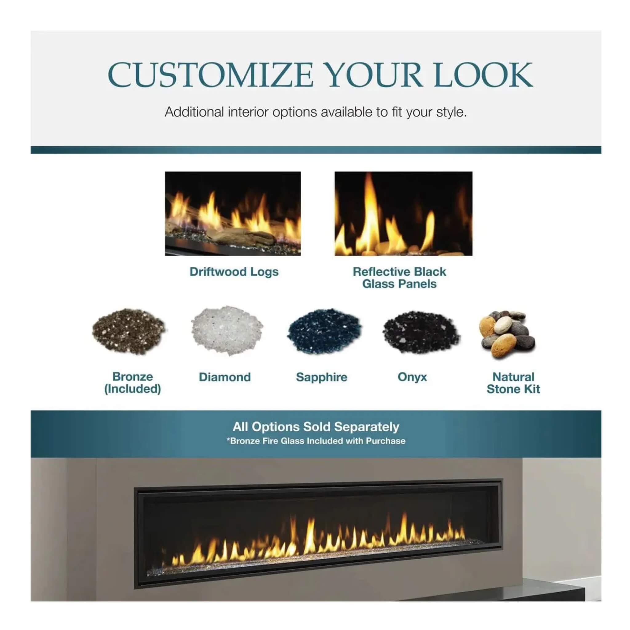 Majestic Echelon II 48-Inch See-Through Direct Vent Fireplace [ECHEL48STIN-C] (SAK69284)