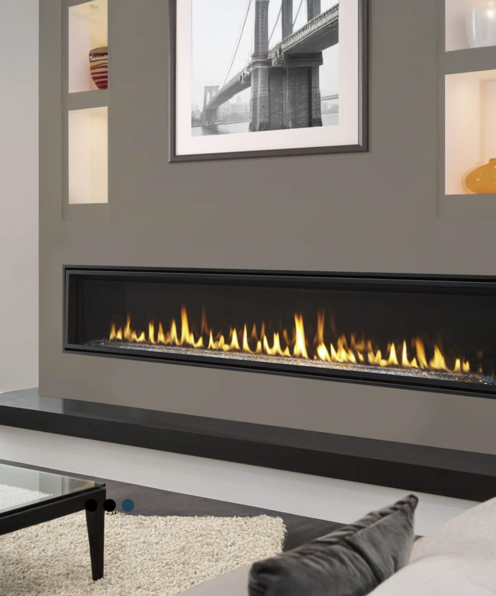 Majestic Echelon II 60-Inch Linear Direct Vent Fireplace [ECHEL60IN-C] (SAK57214)