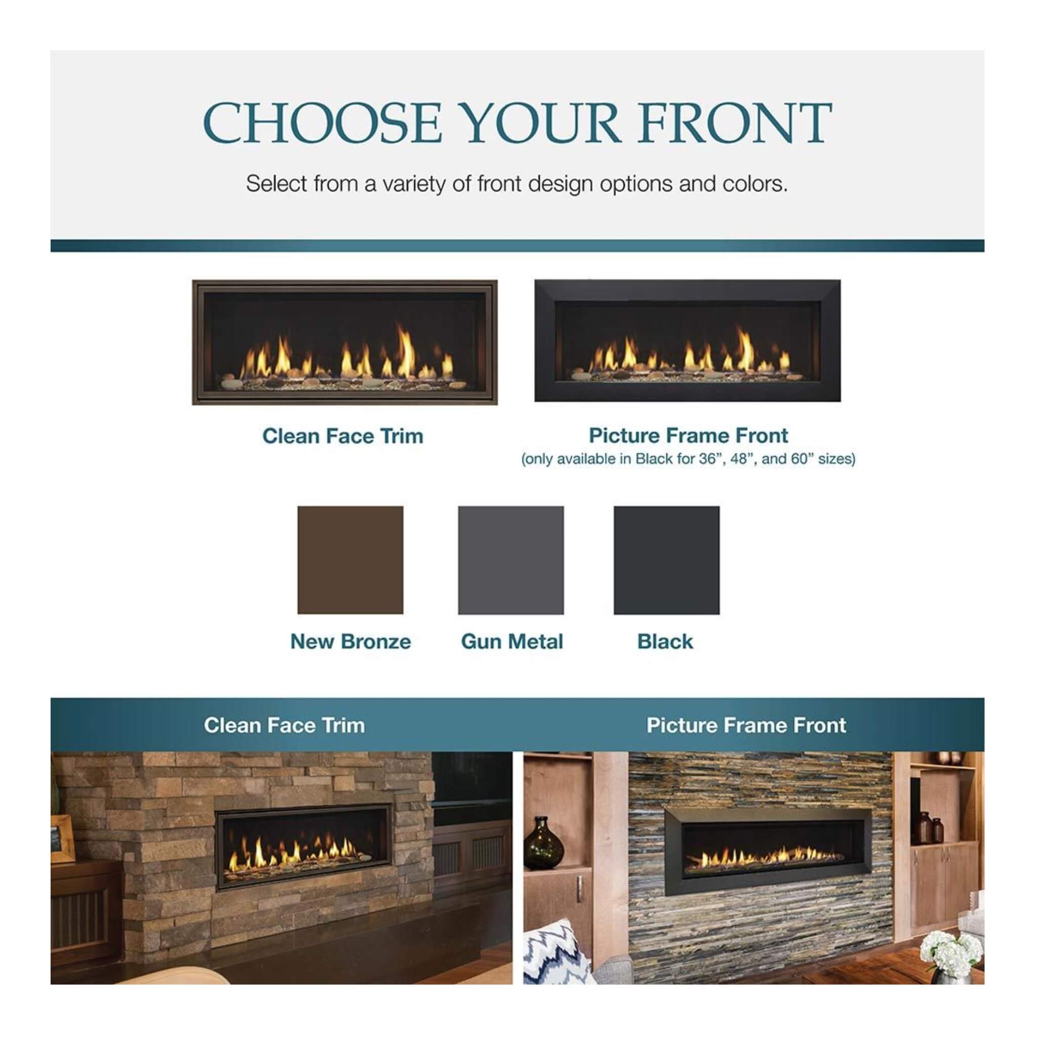 Majestic Echelon II 60-Inch Linear Direct Vent Fireplace [ECHEL60IN-C] (SAK57214)