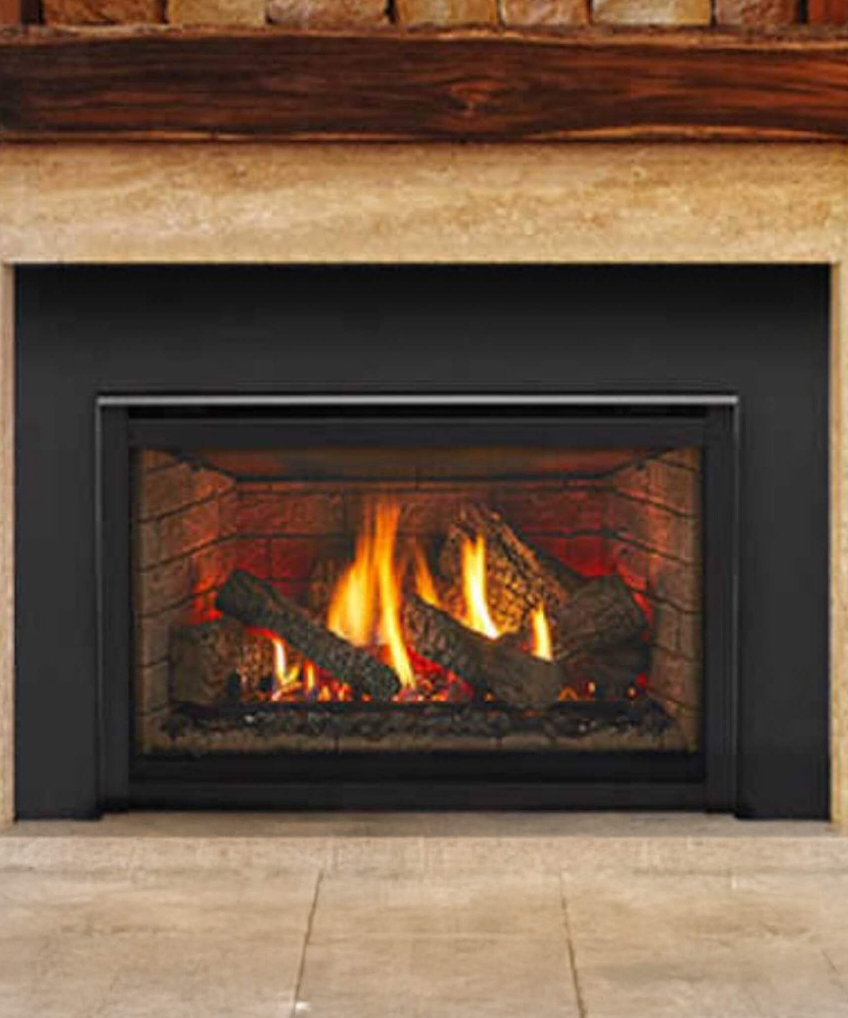 Majestic Meridian 36-Inch Platinum Natural Gas Fireplace [MER36PN] (SAK43751)