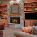 Majestic Meridian 36-Inch Platinum Natural Gas Fireplace [MER36PN] (SAK43751)