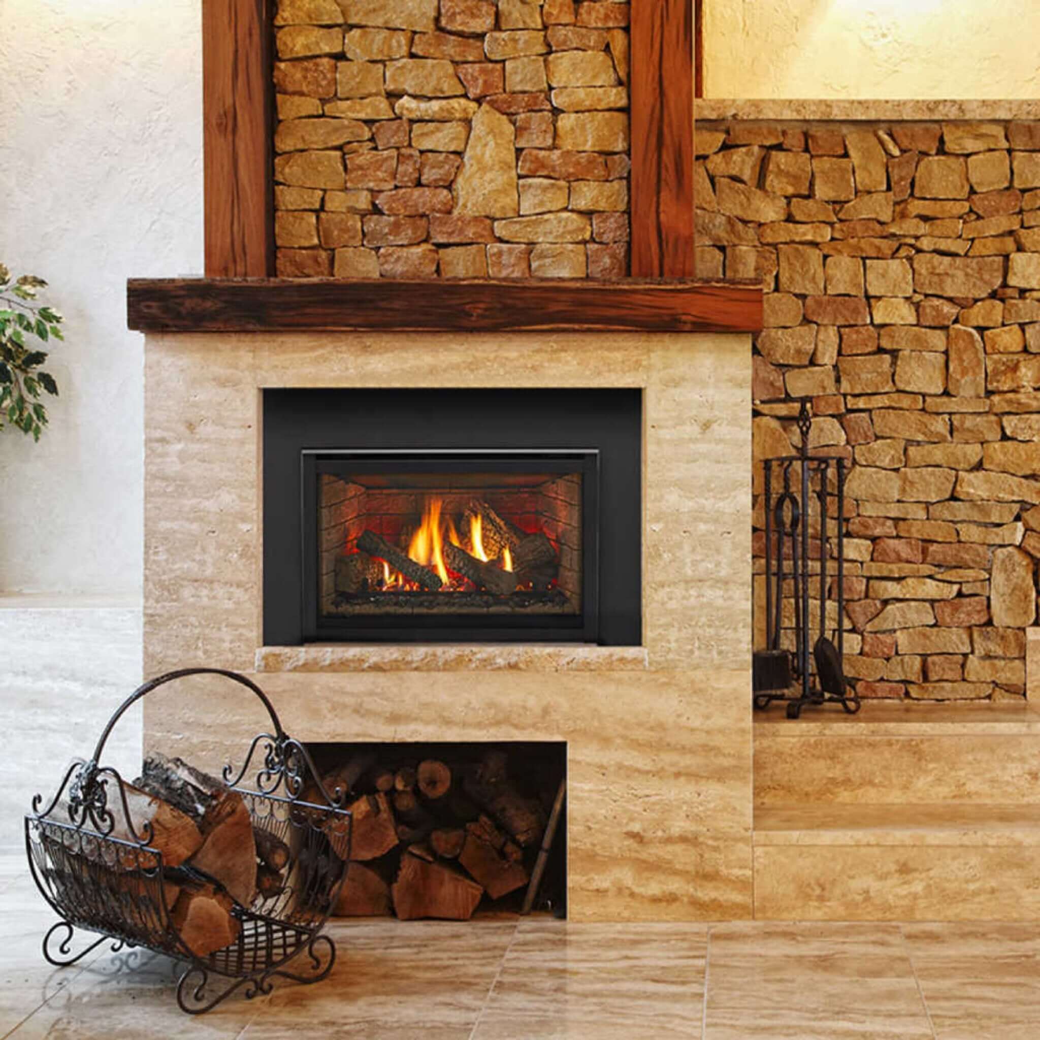 Majestic Meridian 36-Inch Platinum Natural Gas Fireplace [MER36PN] (SAK43751)