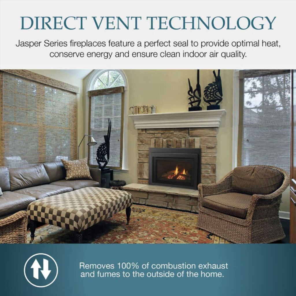 Majestic Jasper 30-Inch Direct Vent Natural Gas Insert [JASPER30IN] (SAK21396)