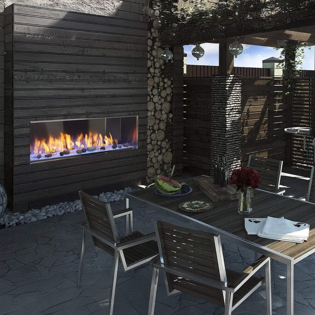 Majestic Lanai 48-Inch Single Sided Linear Outdoor Gas Fireplace [ODLANAIG-48] (SAK95127)