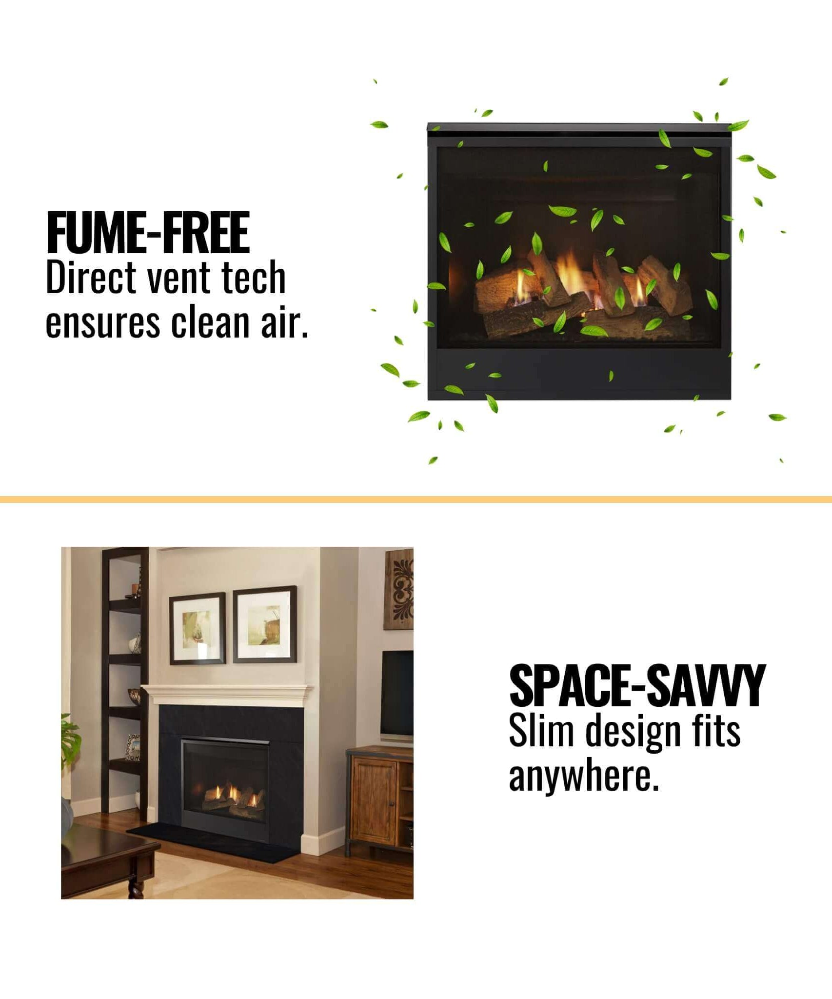 Majestic Mercury 32-Inch Direct Vent Natural Gas Fireplace [MERC32IN] (SAK15031)