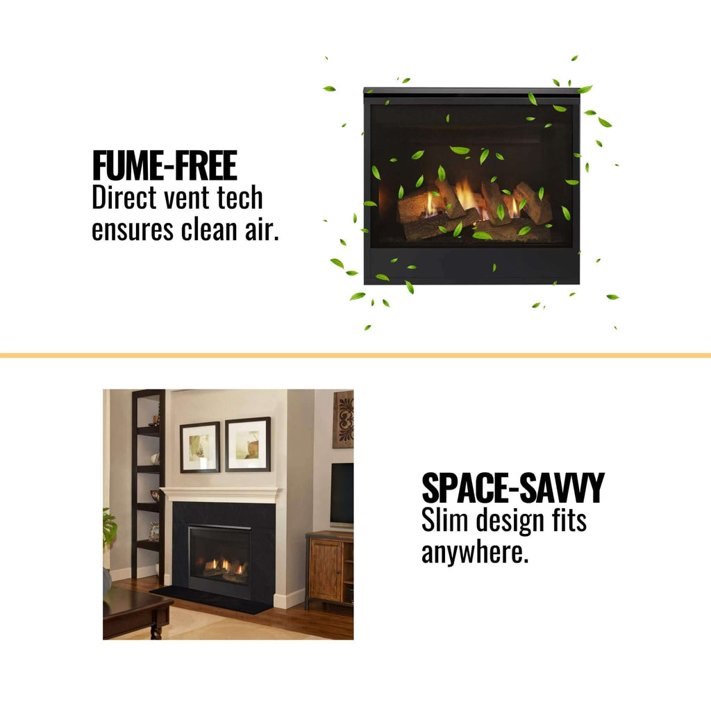 Majestic Mercury 32-Inch Direct Vent Natural Gas Fireplace [MERC32IN] (SAK15031)