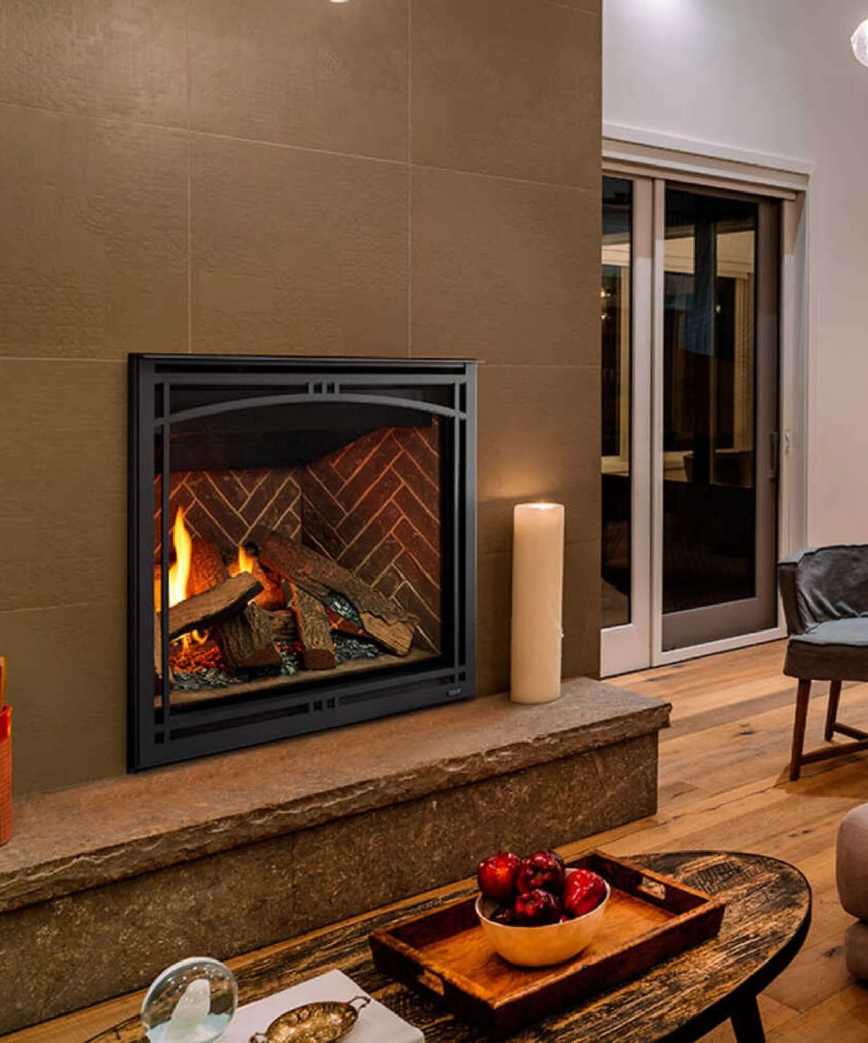 Majestic Meridian 36-Inch Direct Vent Fireplace [MER36N/L] (SAK36135)