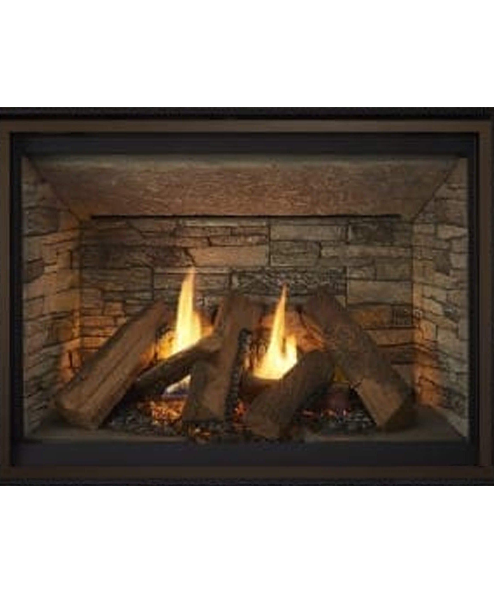 Majestic Meridian 42-Inch Platinum Natural Gas Fireplace [MER42PN] (SAK51823)