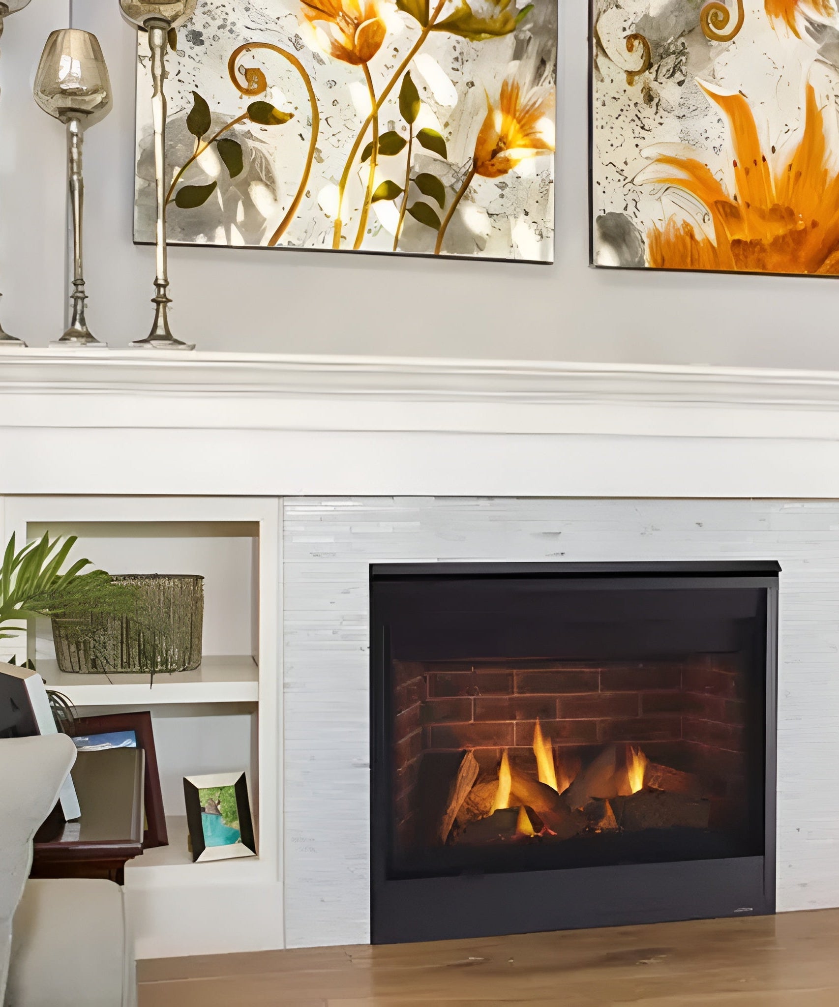 Majestic Quartz 36-Inch Platinum Direct Vent Fireplace [QUARTZPLA36IN/IL] (SAK03613)