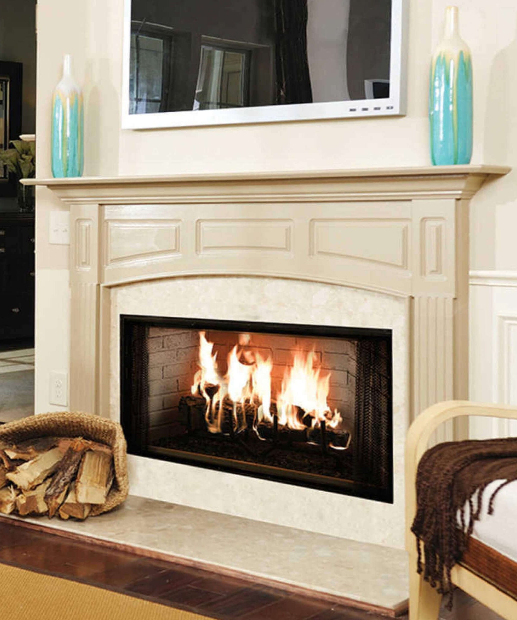 Majestic Royalton 42-Inch Wood-Burning Fireplace With Invisible Smoke Shield [BE42] (SAK14346)