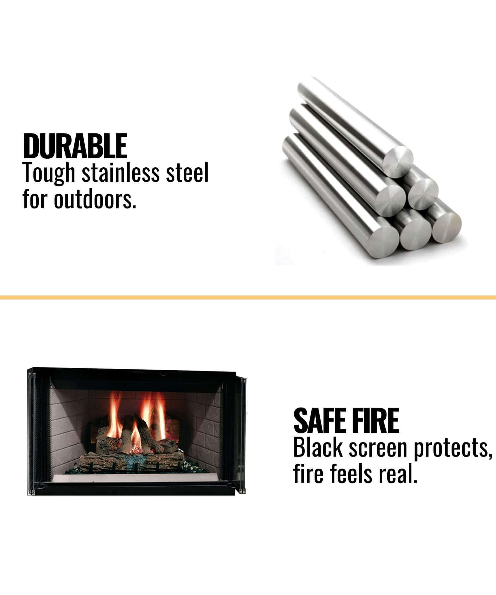 Majestic Sovereign 42-Inch Black Wood Burning Fireplace [SA42R/C] (SAK59347)