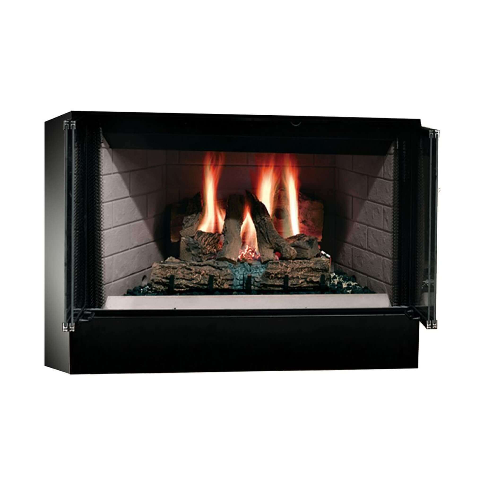 Majestic Sovereign 42-Inch Black Wood Burning Fireplace [SA42R/C] (SAK59347)