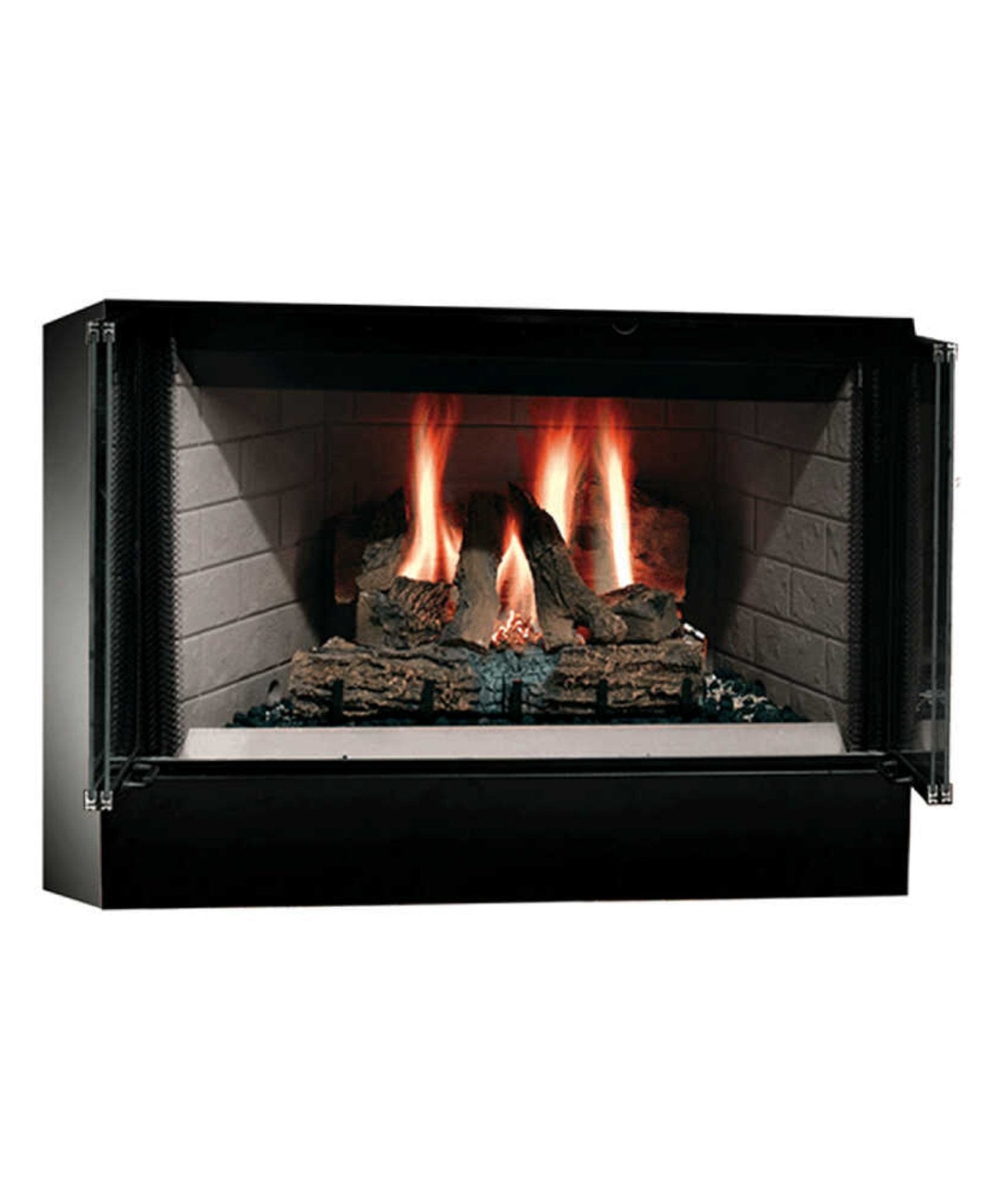 Majestic Sovereign 36-Inch Black Wood Burning Fireplace [SA36R/C] (SAK61347)