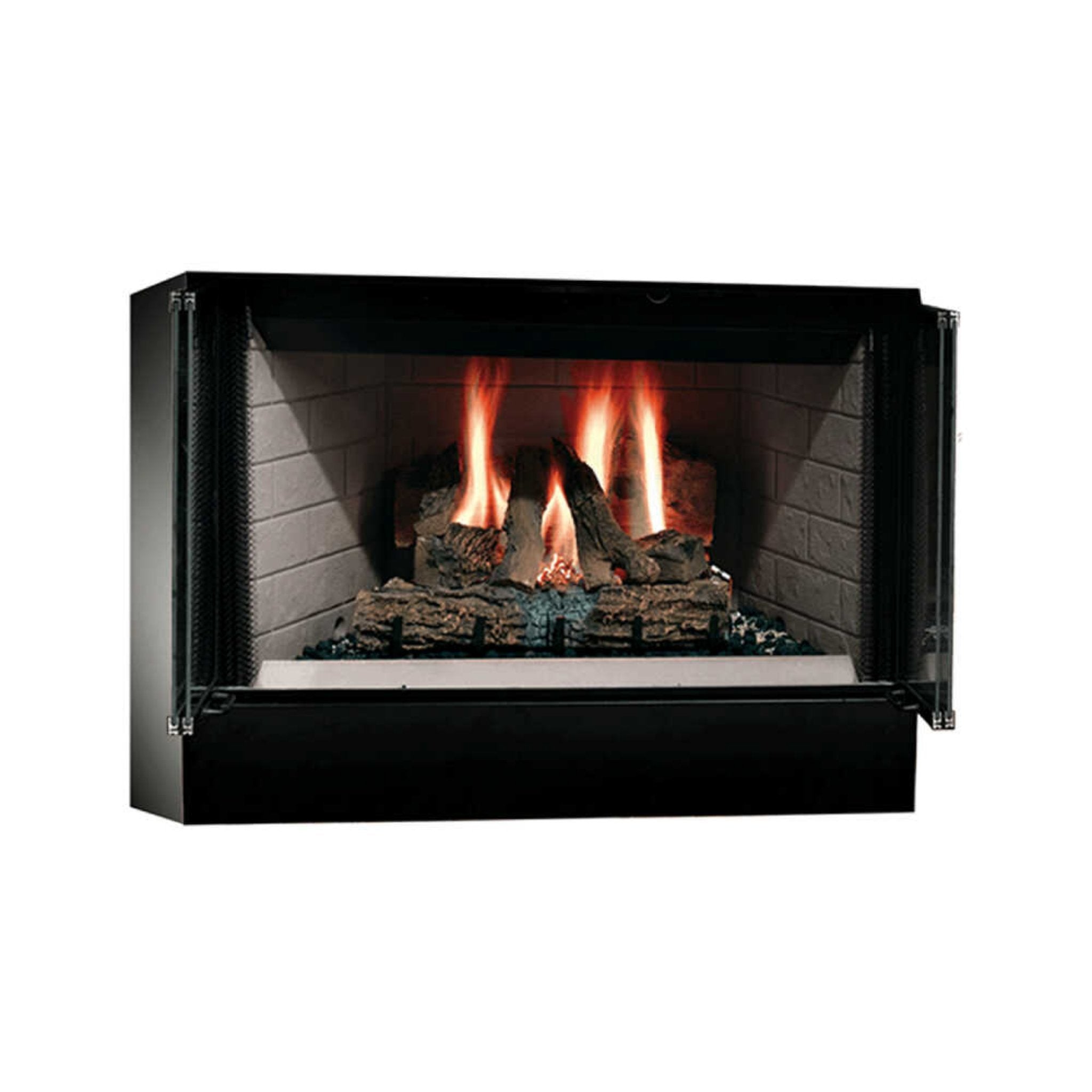 Majestic Sovereign 36-Inch Black Wood Burning Fireplace [SA36R/C] (SAK61347)