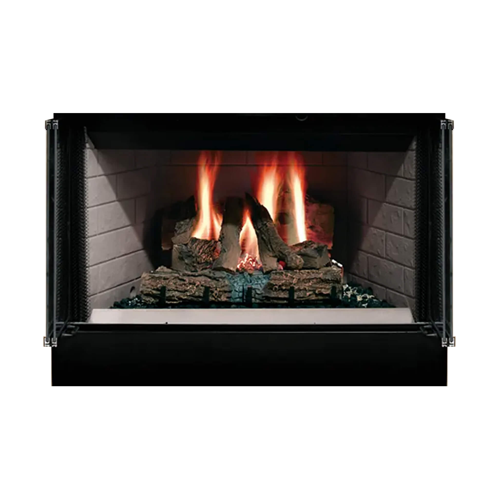 Majestic Sovereign 36-Inch Black Wood Burning Fireplace [SA36R/C] (SAK61347)