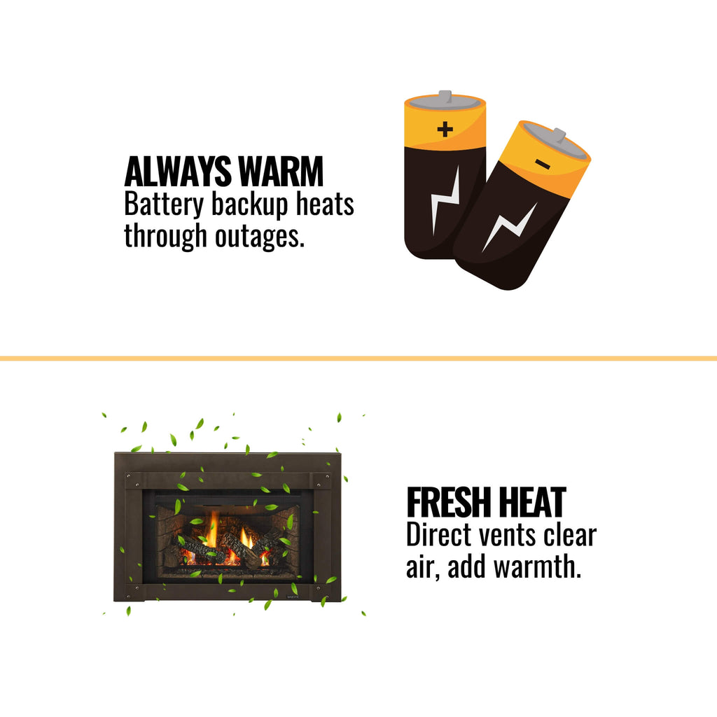 Majestic Trilliant 30-Inch Direct Vent Gas Fireplace Insert [TRILLIANT30IN] (SAK51984)