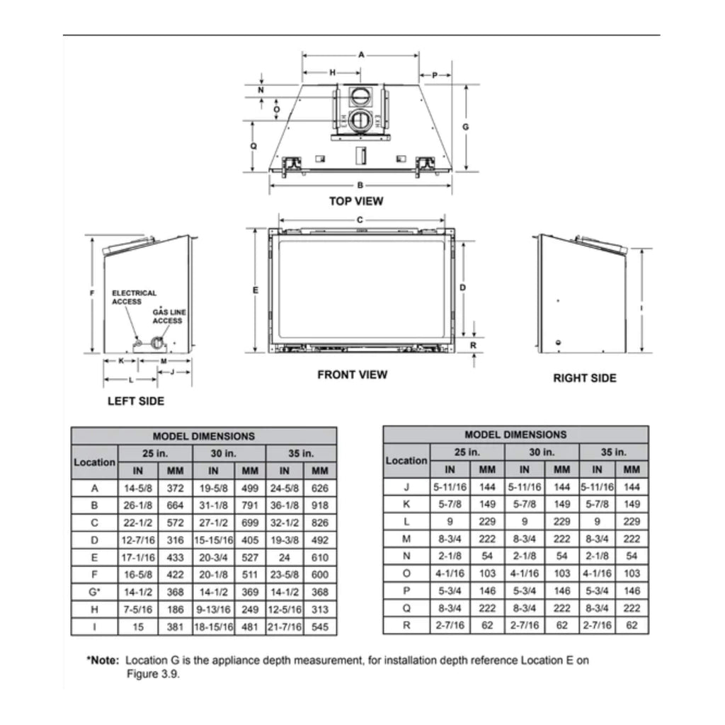 Majestic Trilliant 35-Inch Direct Vent Gas Fireplace Insert [TRILLIANT35IN] (SAK63247)