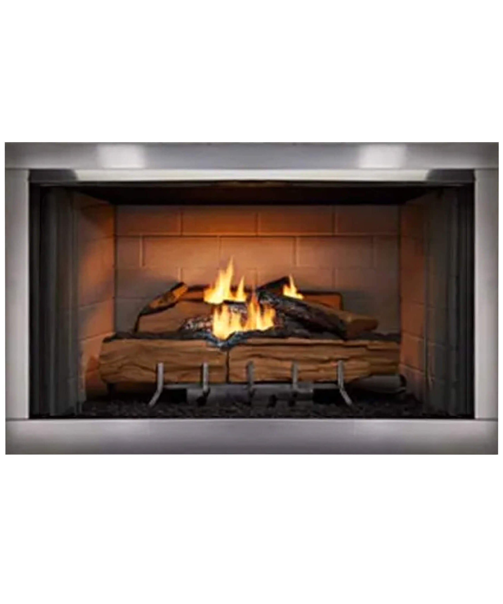 Majestic Vesper 42-Inch Traditional Concrete Refractory Outdoor Gas Fireplace [VOFB42-T] (SAK61435)