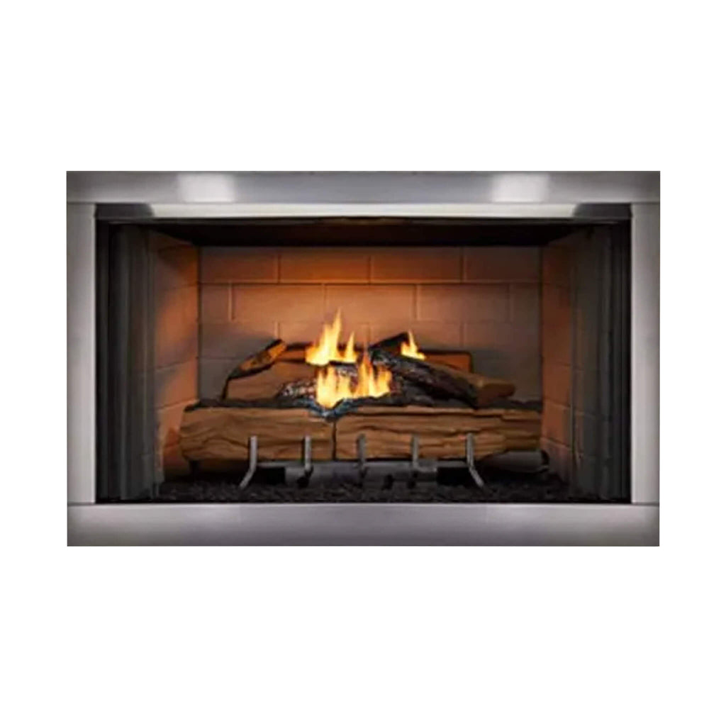Majestic Vesper 42-Inch Traditional Concrete Refractory Outdoor Gas Fireplace [VOFB42-T] (SAK61435)