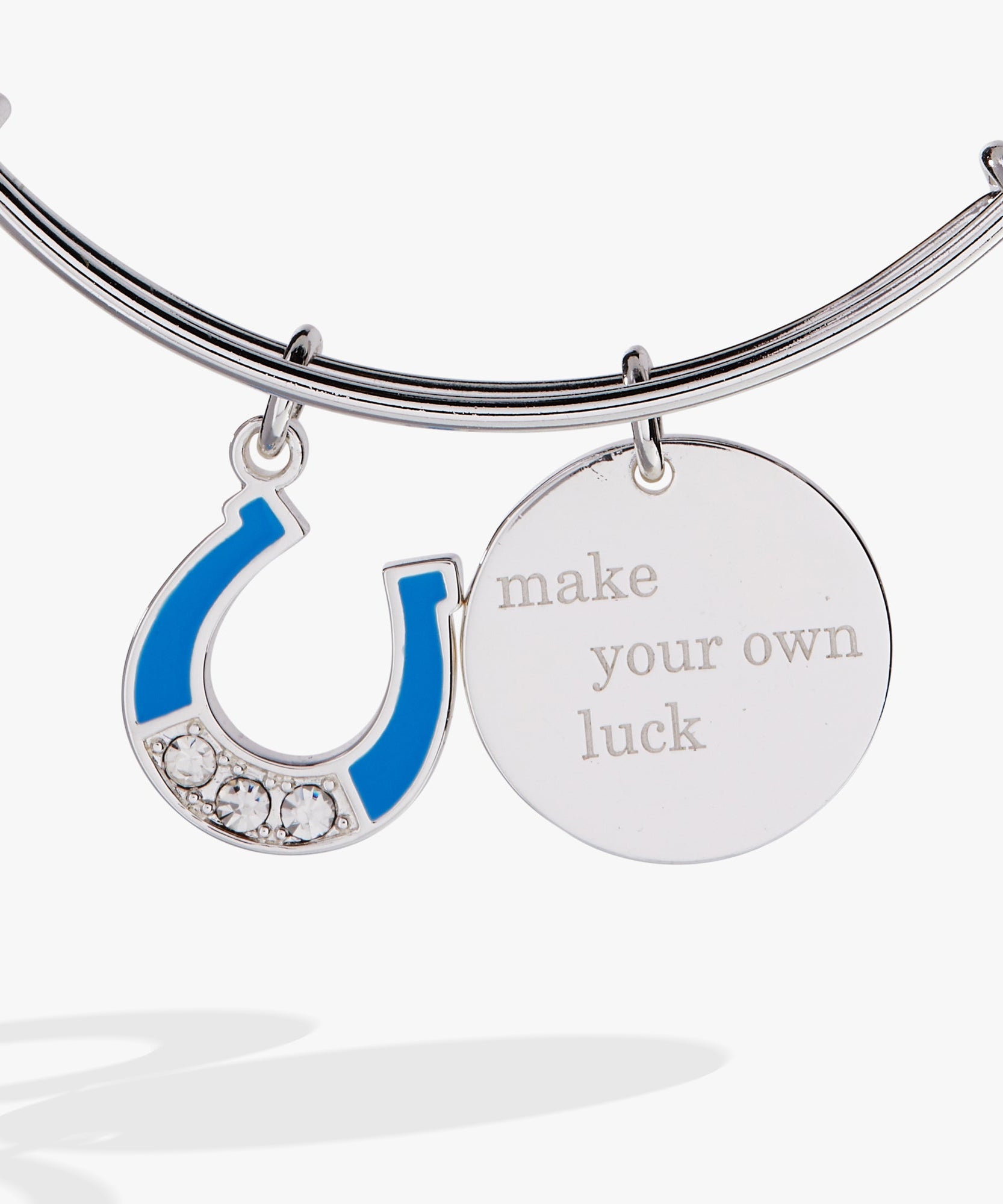 “Make Your Own Luck” Duo Charm Bangle
