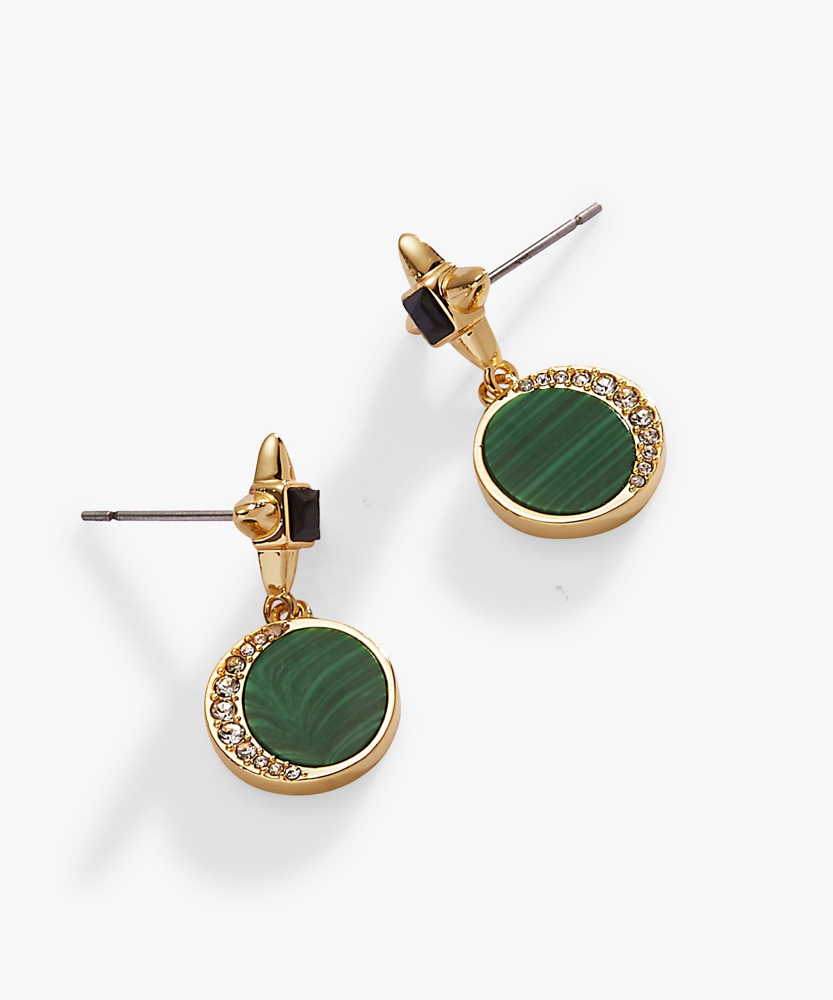 Malachite Drop Earrings