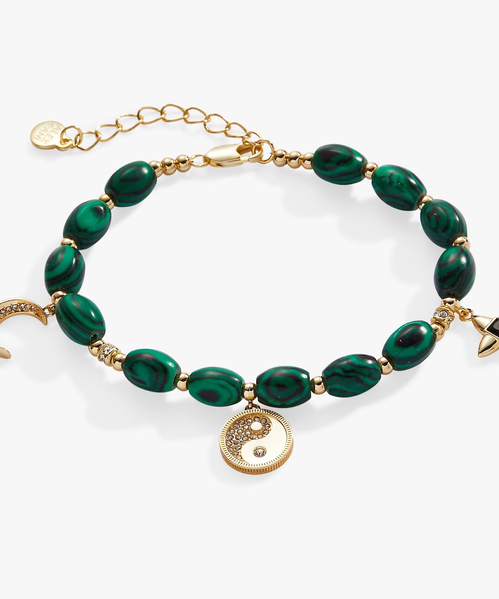 Malachite Charm Bracelet