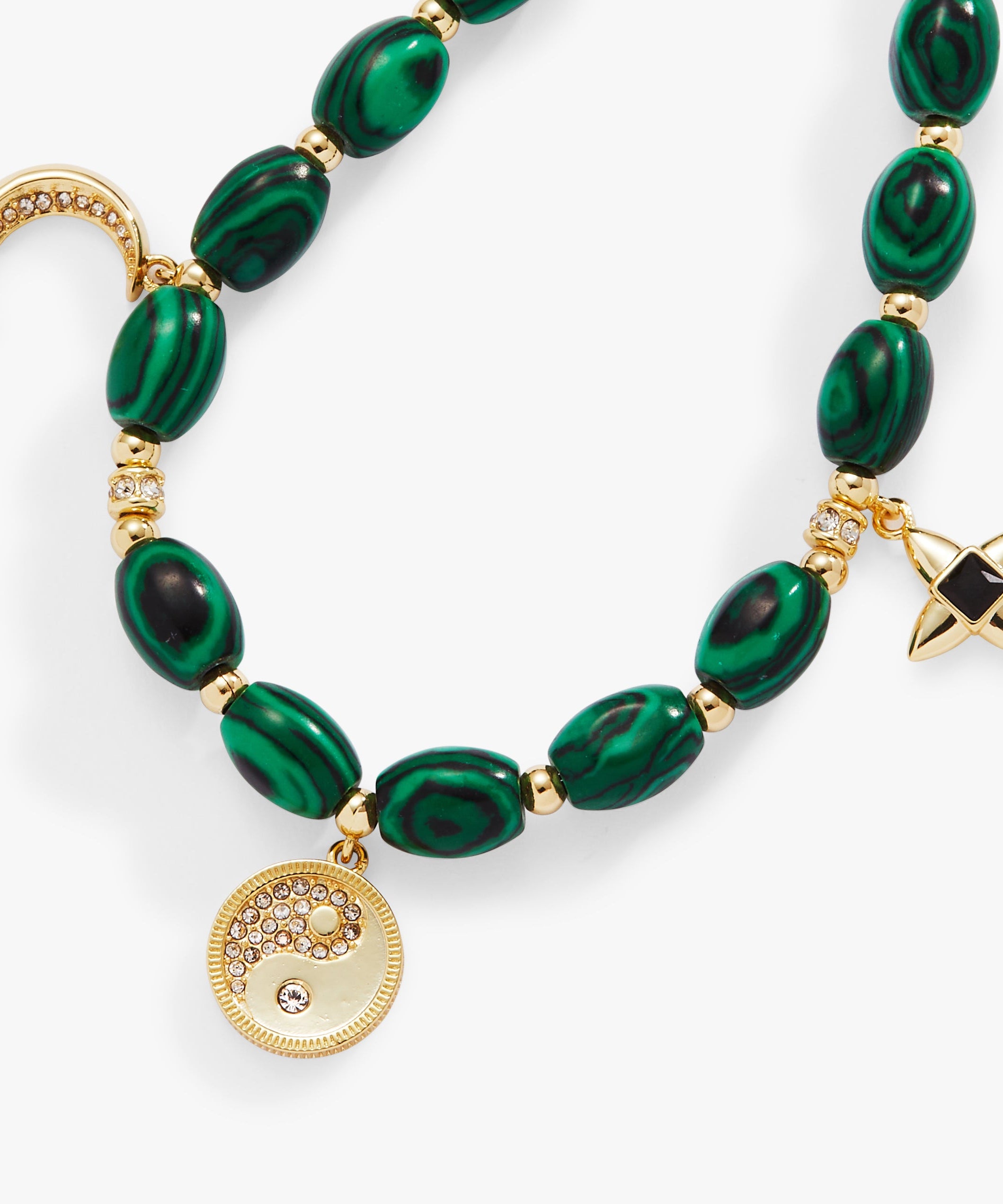 Malachite Charm Bracelet