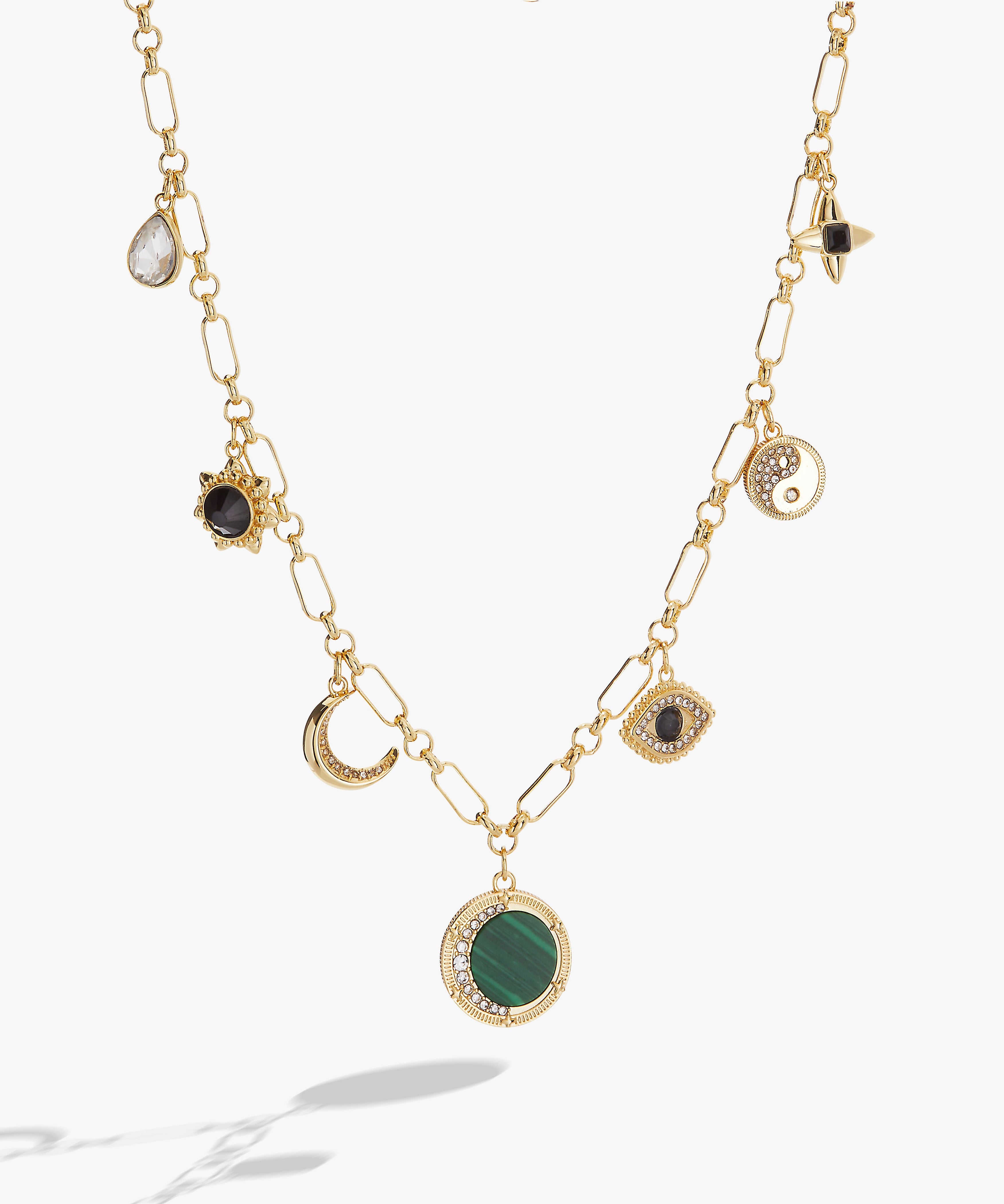 Malachite Charm Necklace