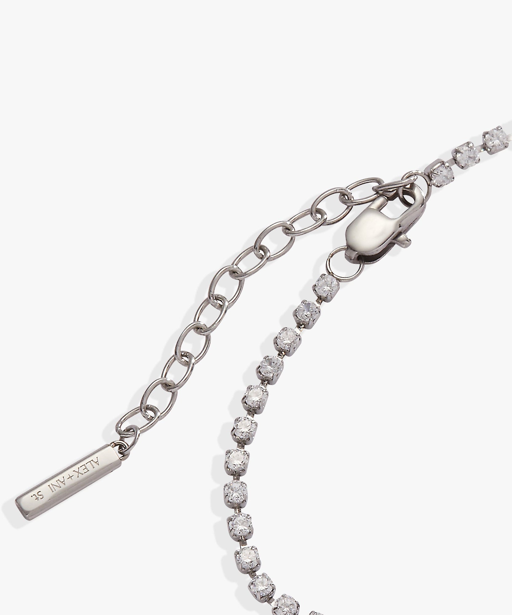'Mama' Crystal Tennis Bracelet