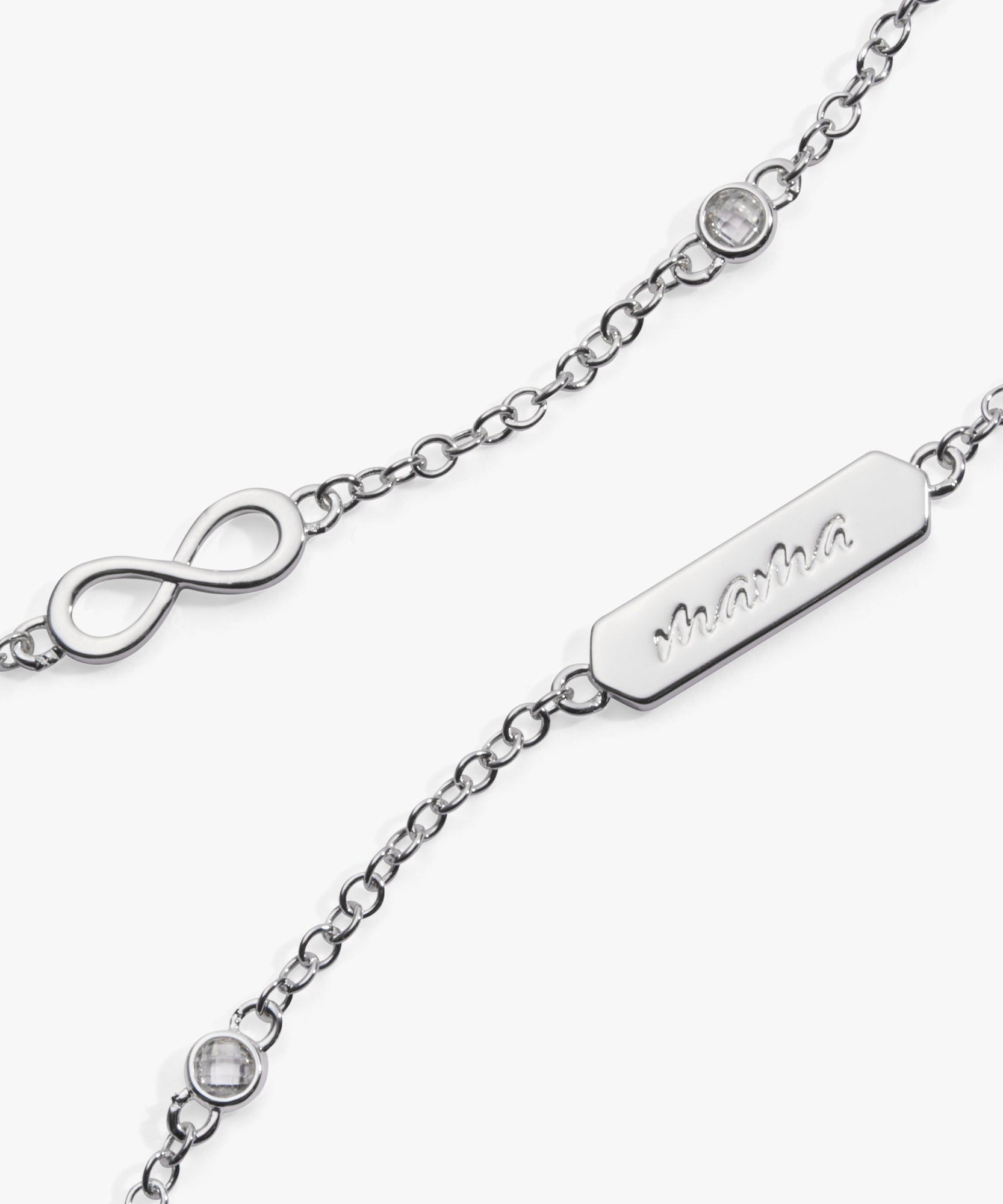 Mama Infinity Chain Double Strand Bracelet