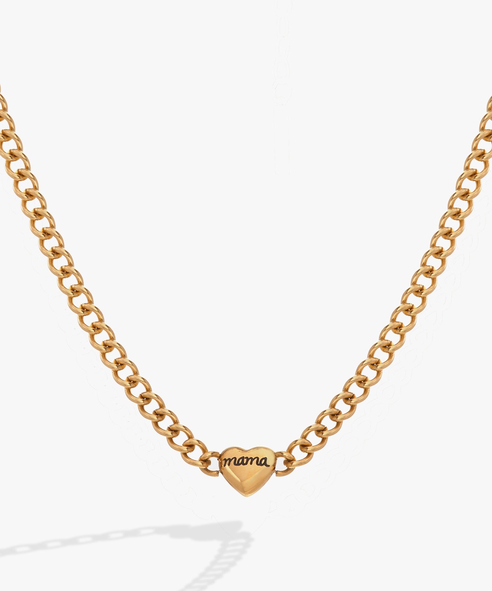 Mama Curb Chain Necklace