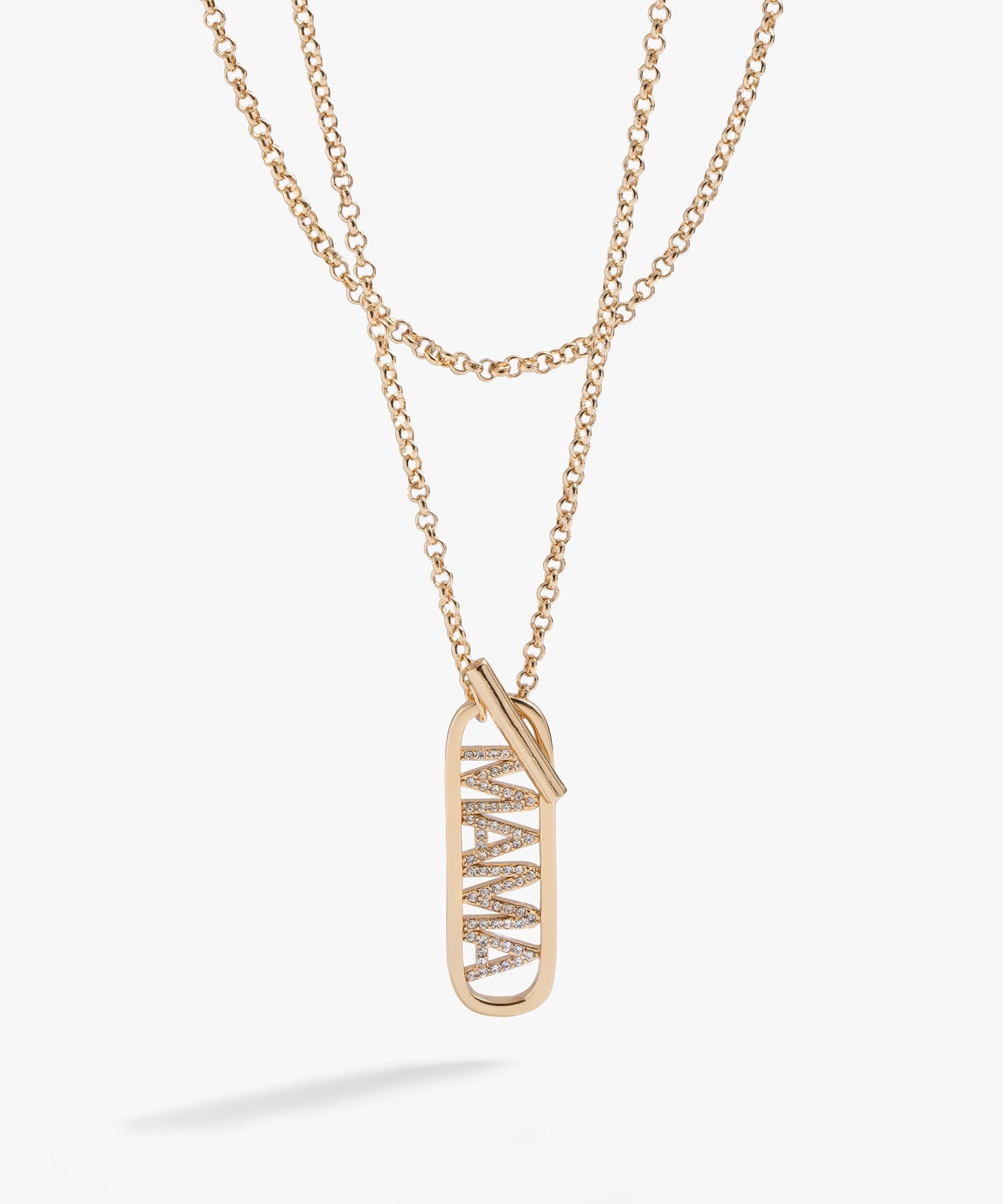 Mama Toggle Pendant Necklace