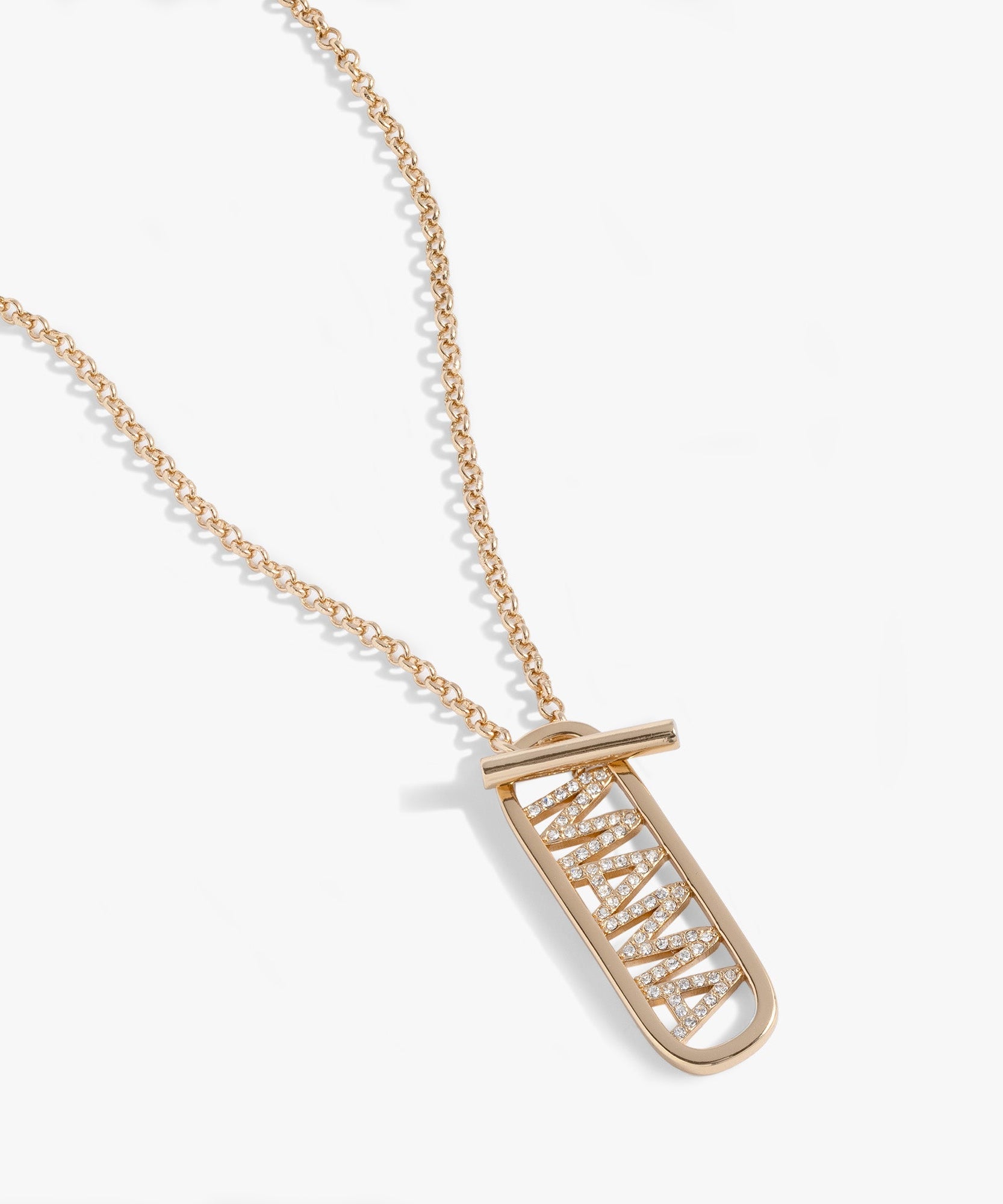 Mama Toggle Pendant Necklace