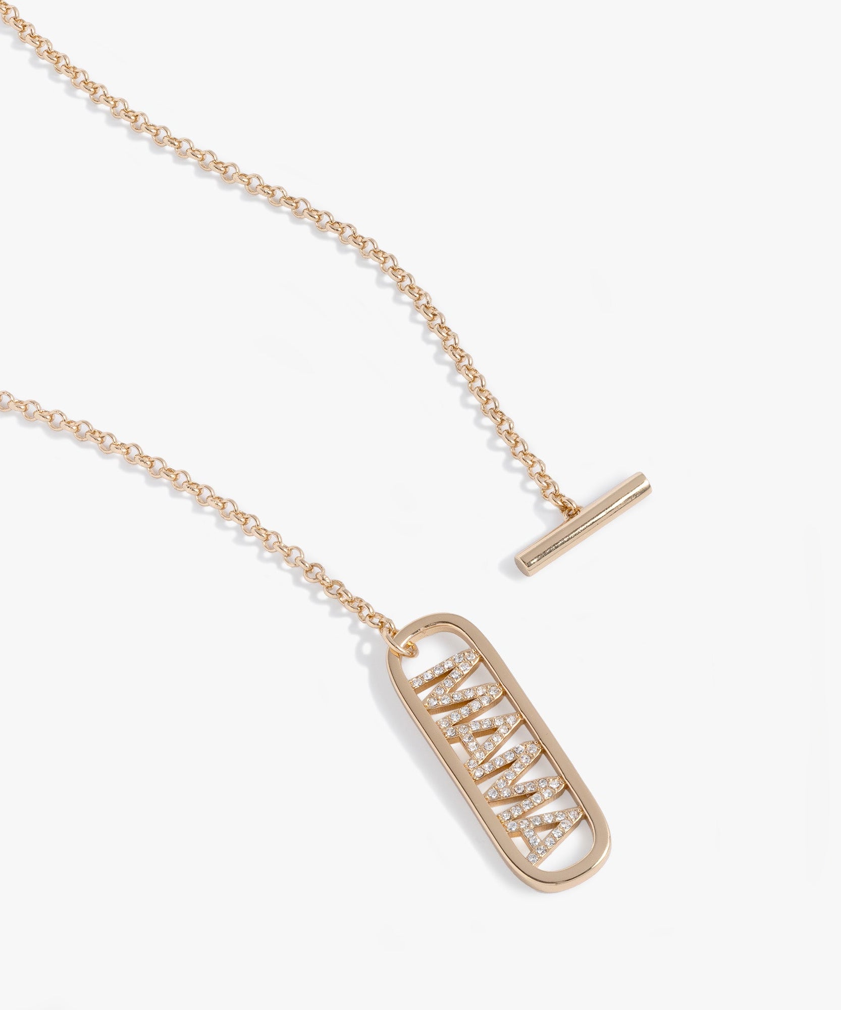 Mama Toggle Pendant Necklace