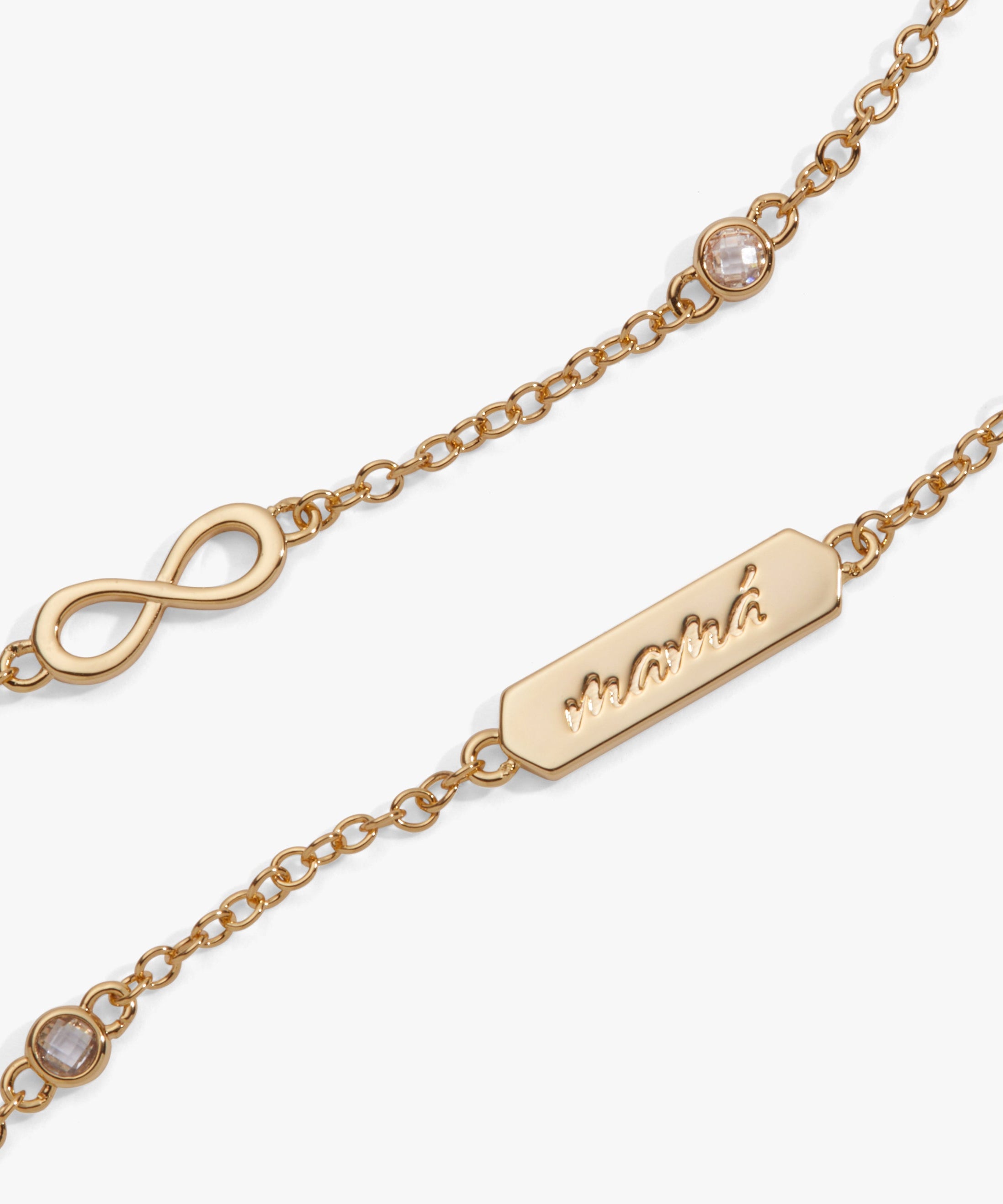 Mamá Infinity Chain Double Strand Bracelet