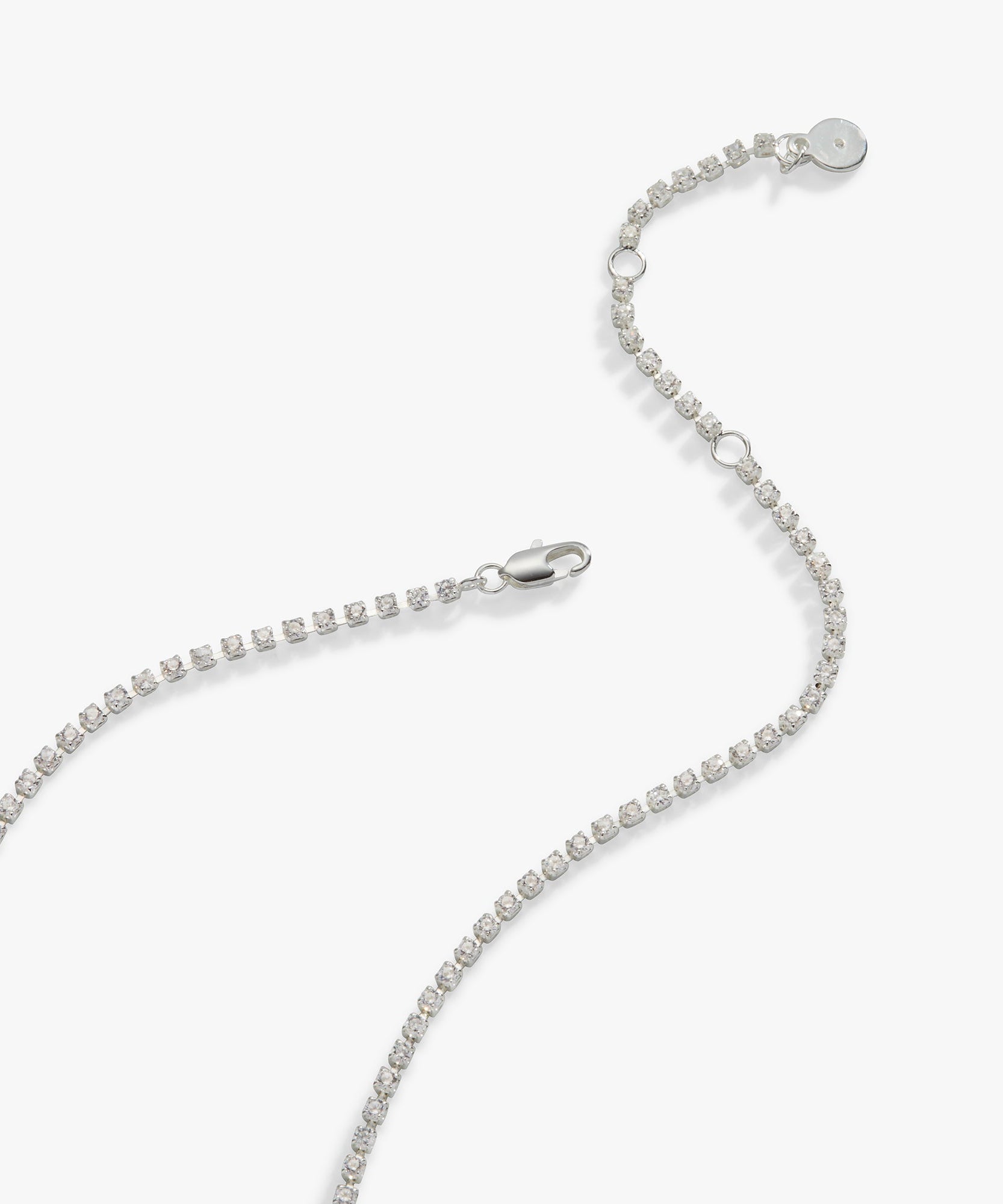 Mama Crystal Tennis Necklace
