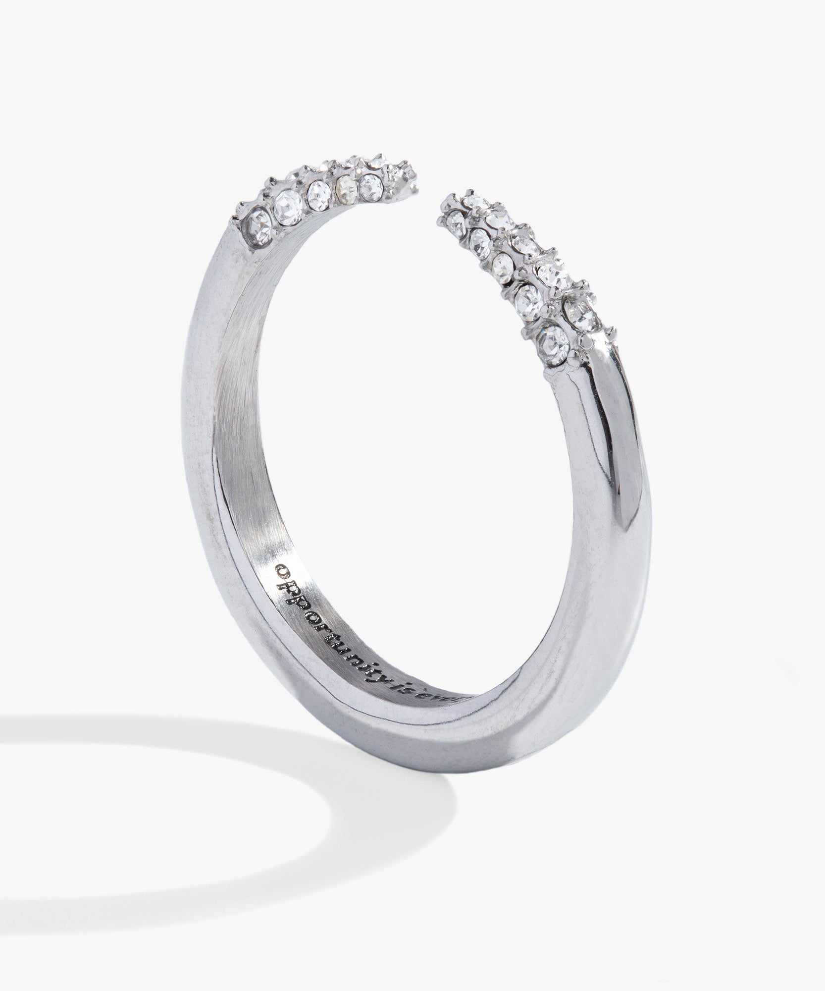 “Opportunity is Everywhere” Open Tusk Ring