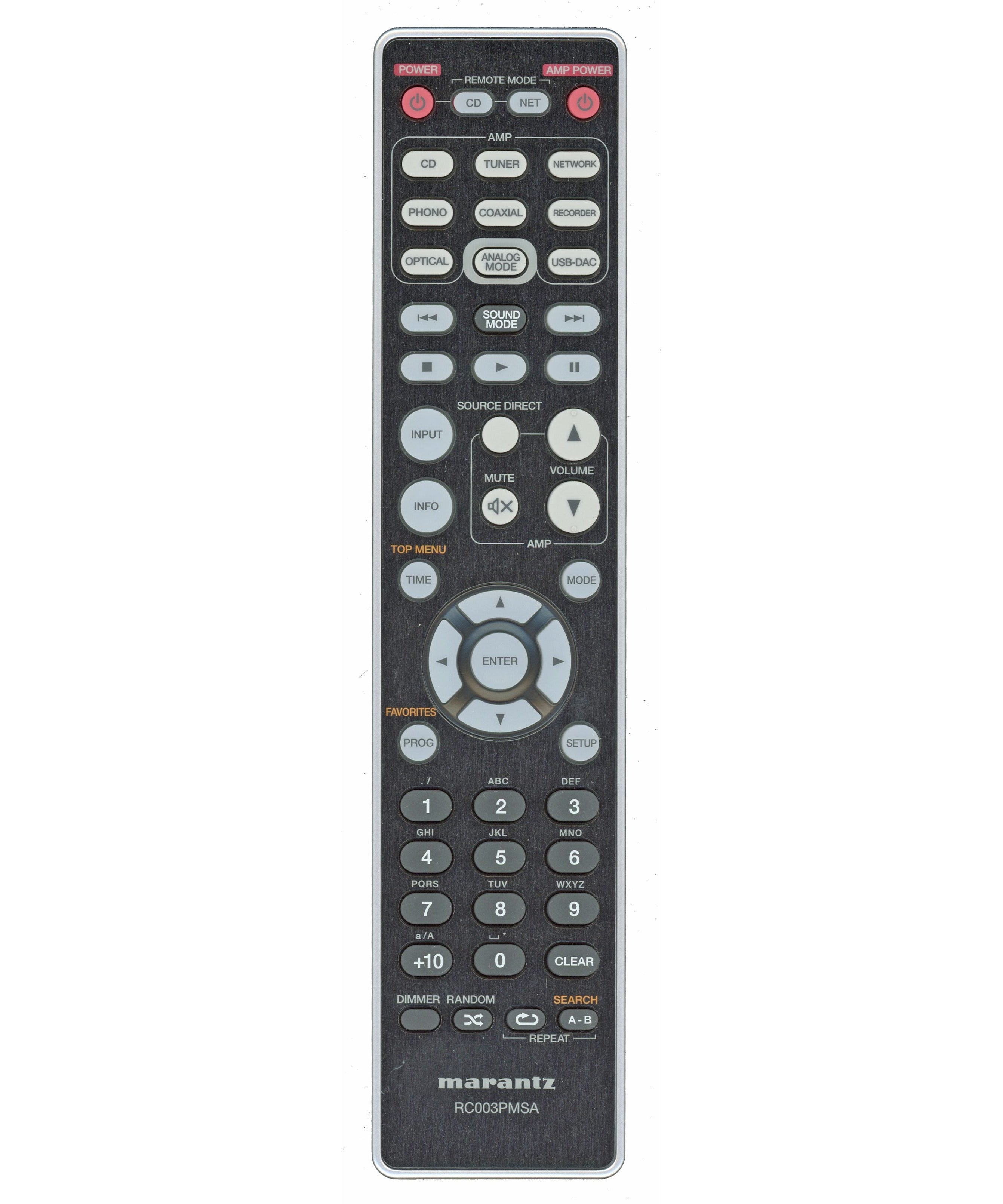 Marantz RC003PMSA Receiver Remote Control
