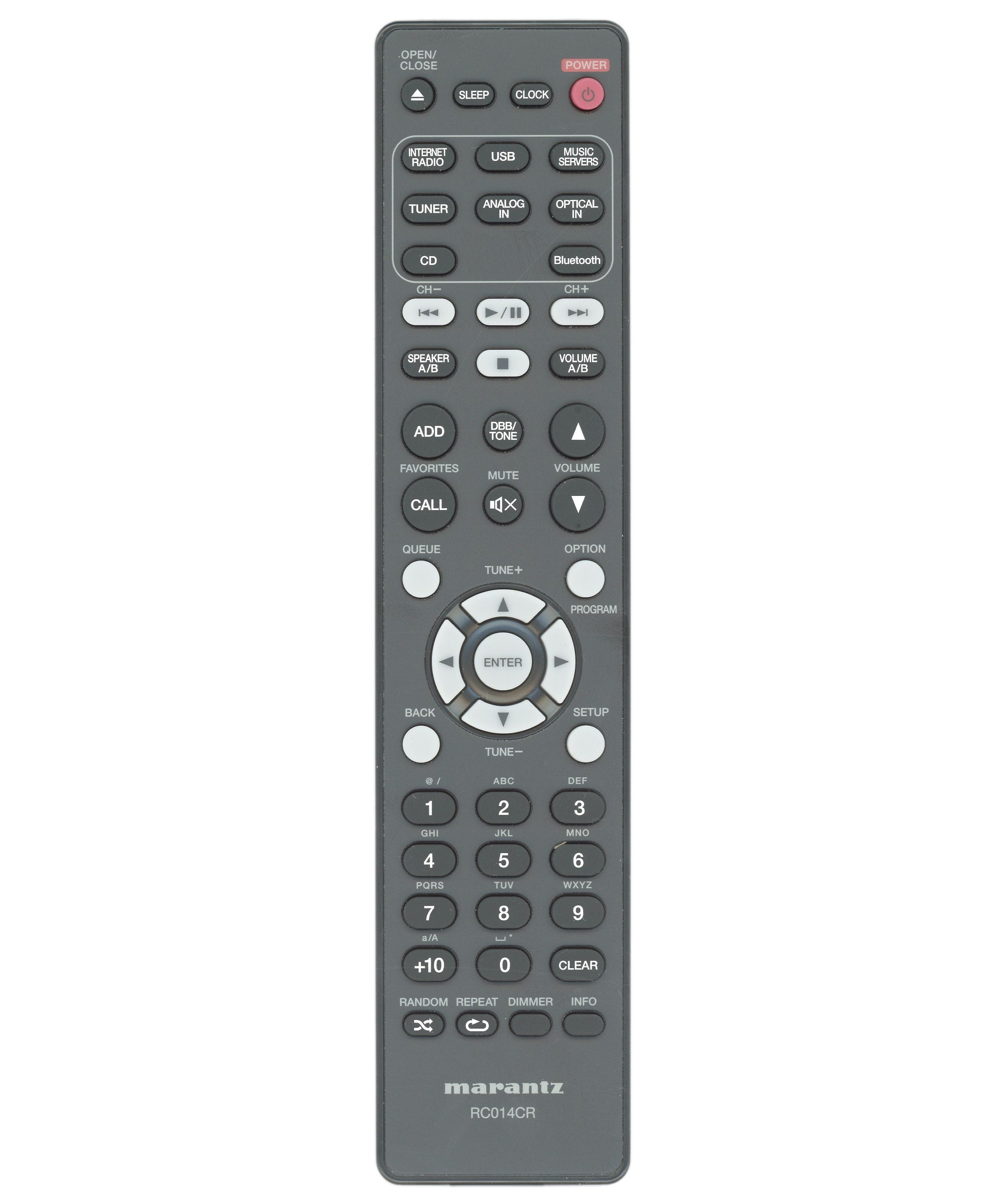 Marantz RC014CR CD Remote Control - 30701026700AM