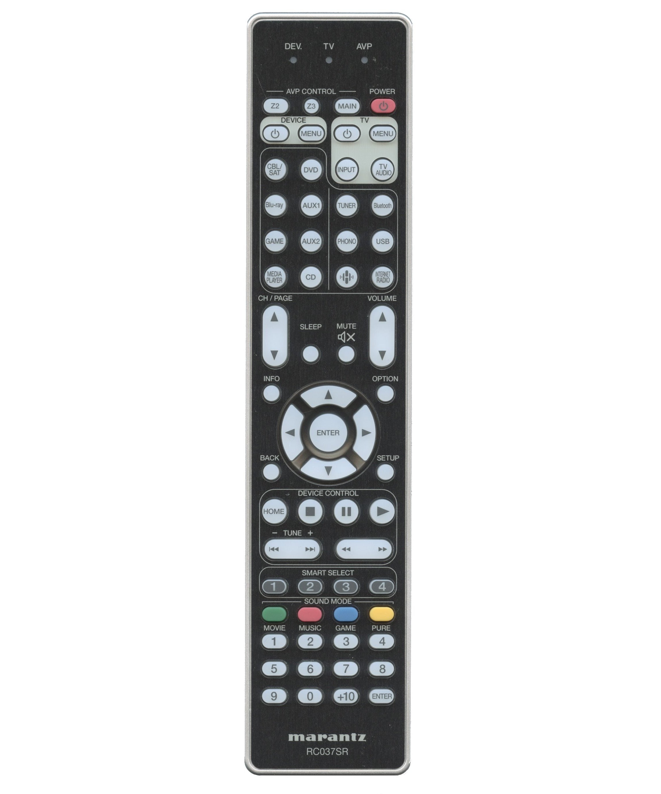 Marantz RC037SR AV Receiver Remote Control - 30701023800AS