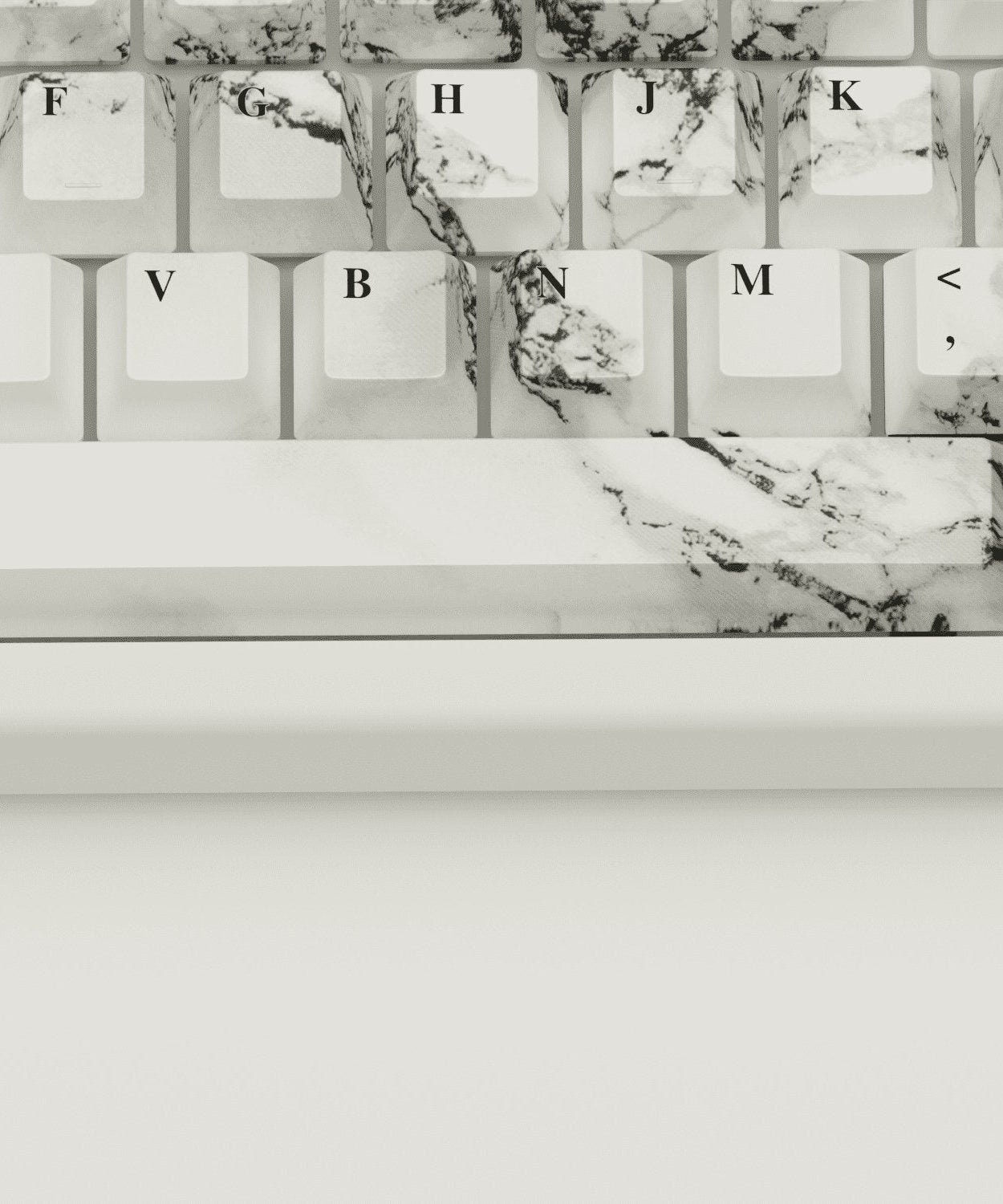 Marble Design Keycaps and Mechanical Keyboard