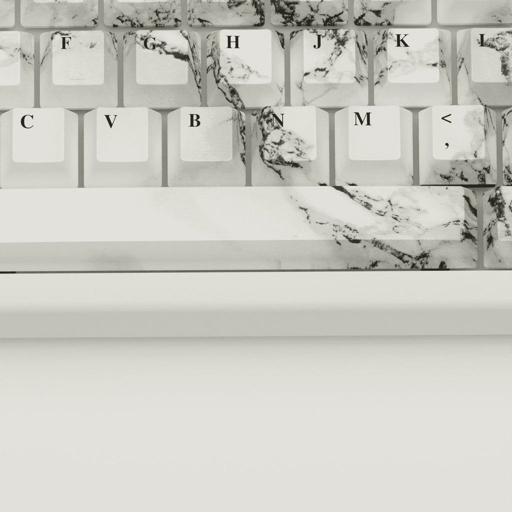 Marble Design Keycaps and Mechanical Keyboard