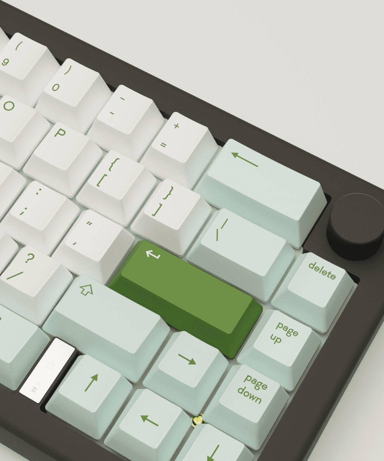 Matcha Design Keycaps and Mechanical Keyboard