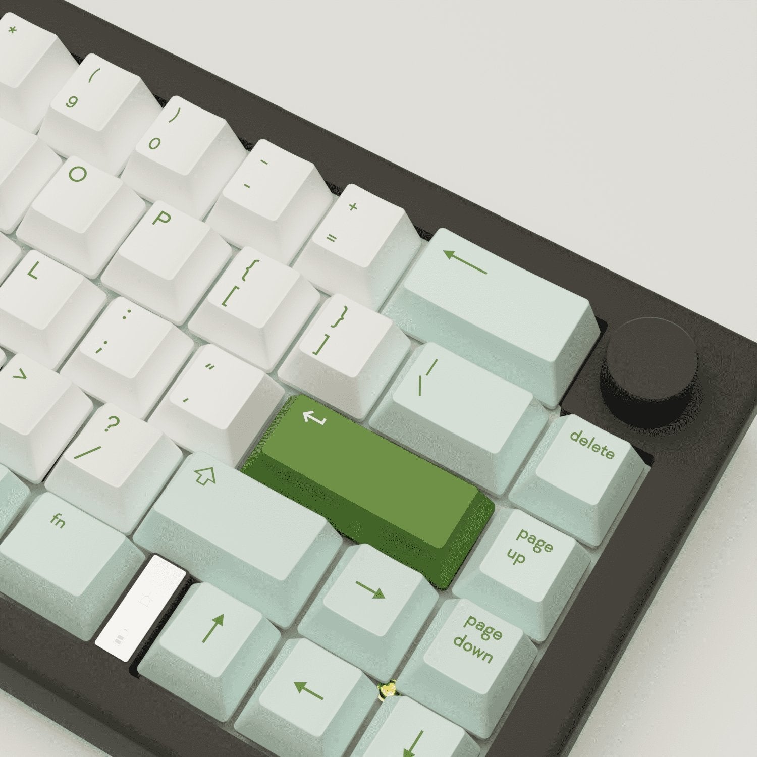 Matcha Design Keycaps and Mechanical Keyboard