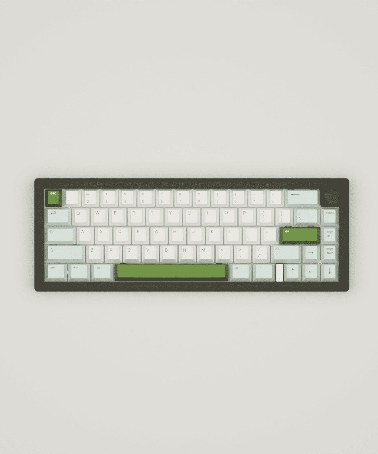 Matcha Design Keycaps and Mechanical Keyboard