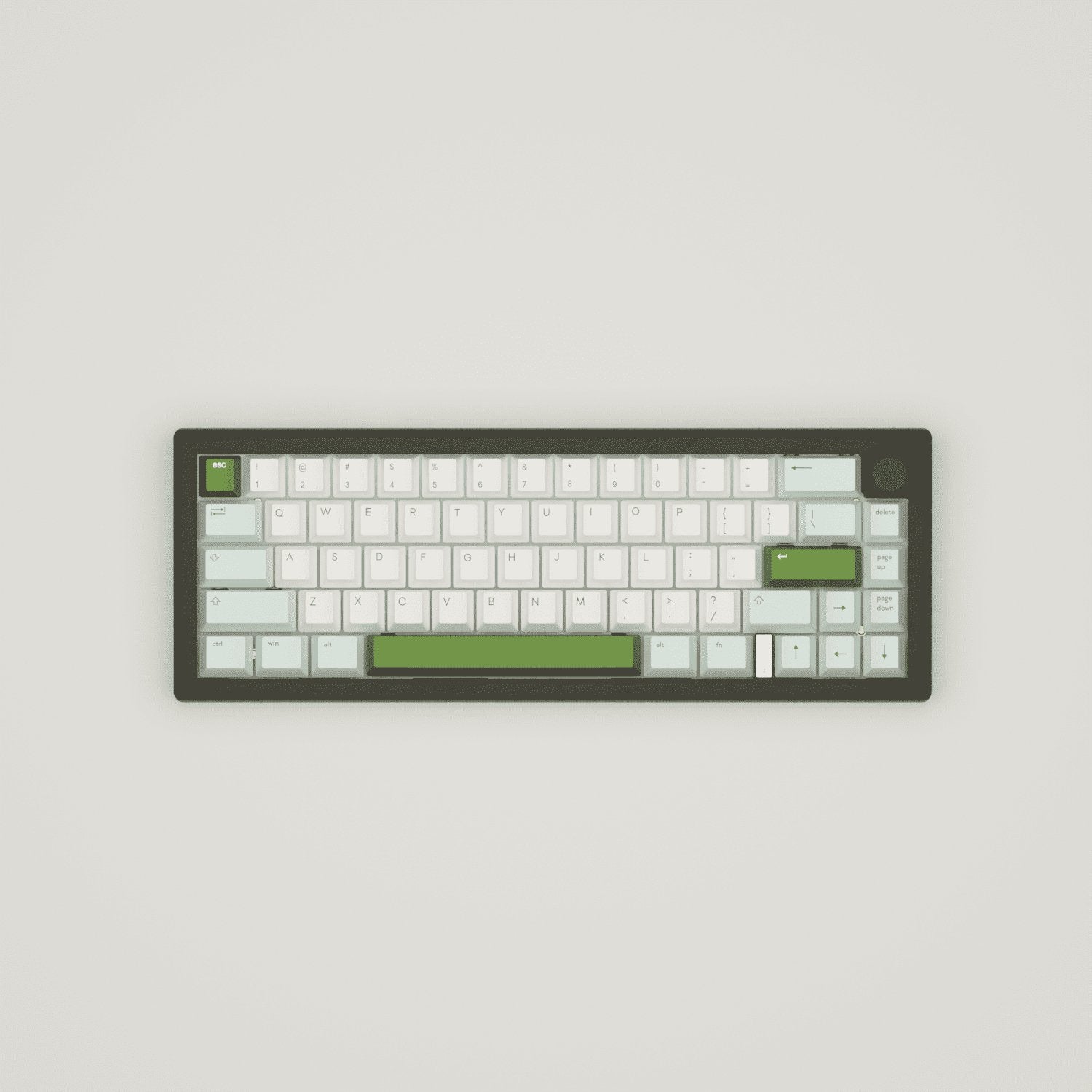 Matcha Design Keycaps and Mechanical Keyboard