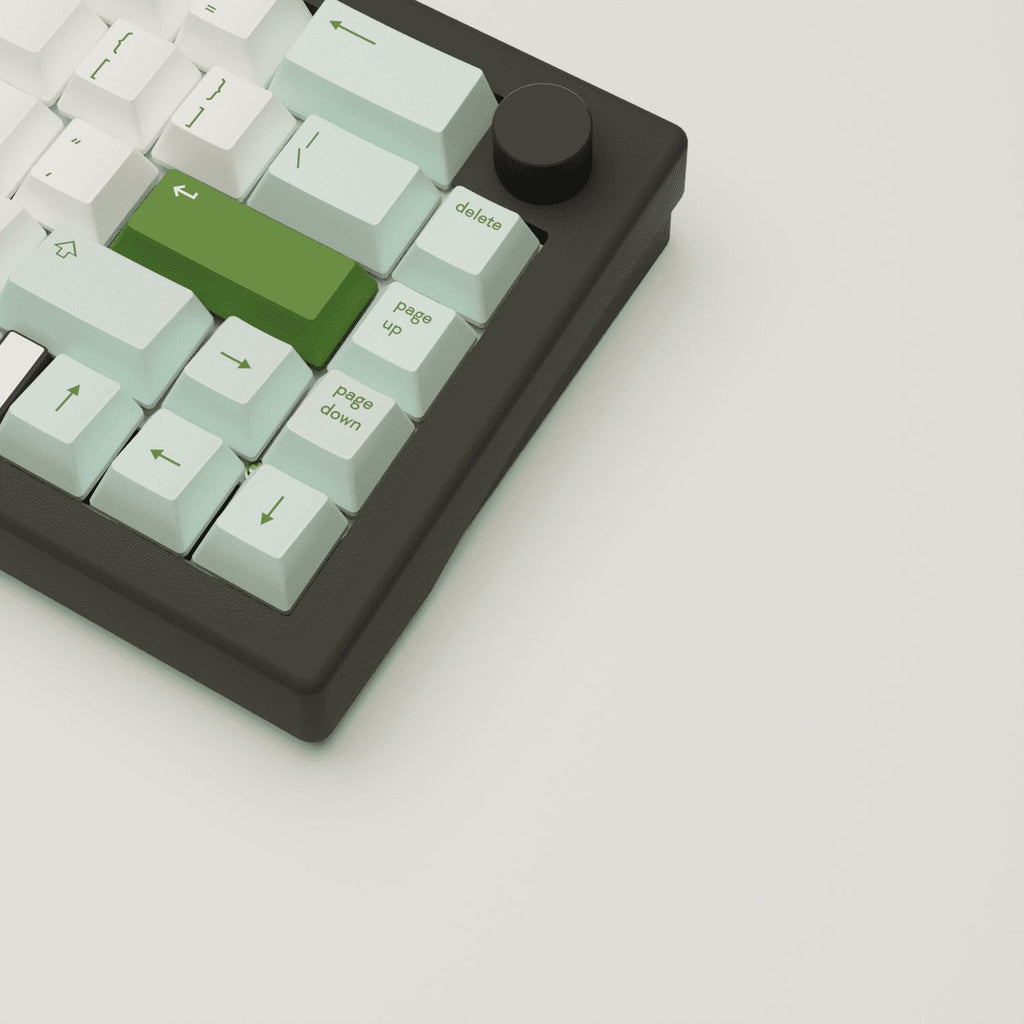 Matcha Design Keycaps and Mechanical Keyboard