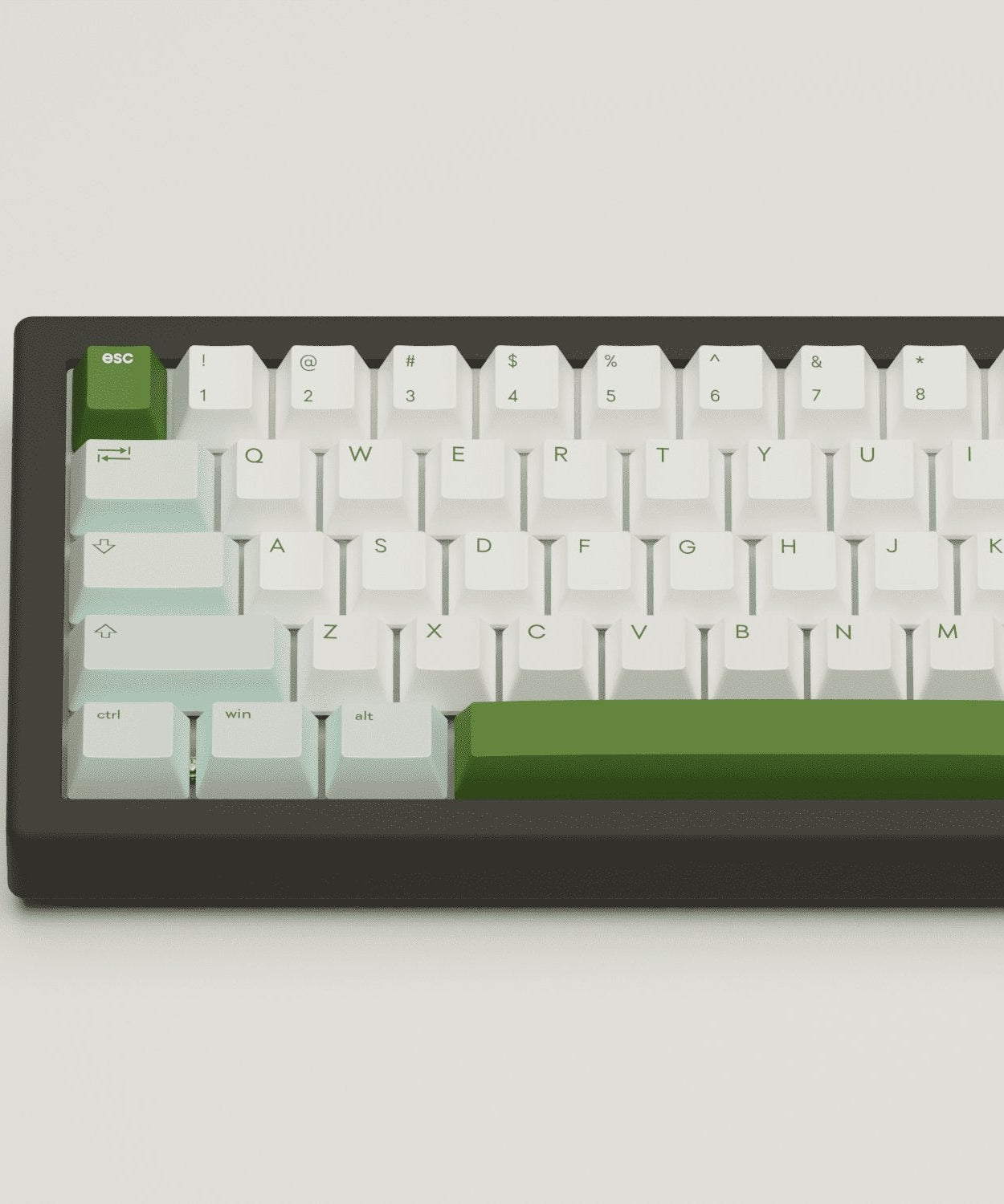 Matcha Design Keycaps and Mechanical Keyboard
